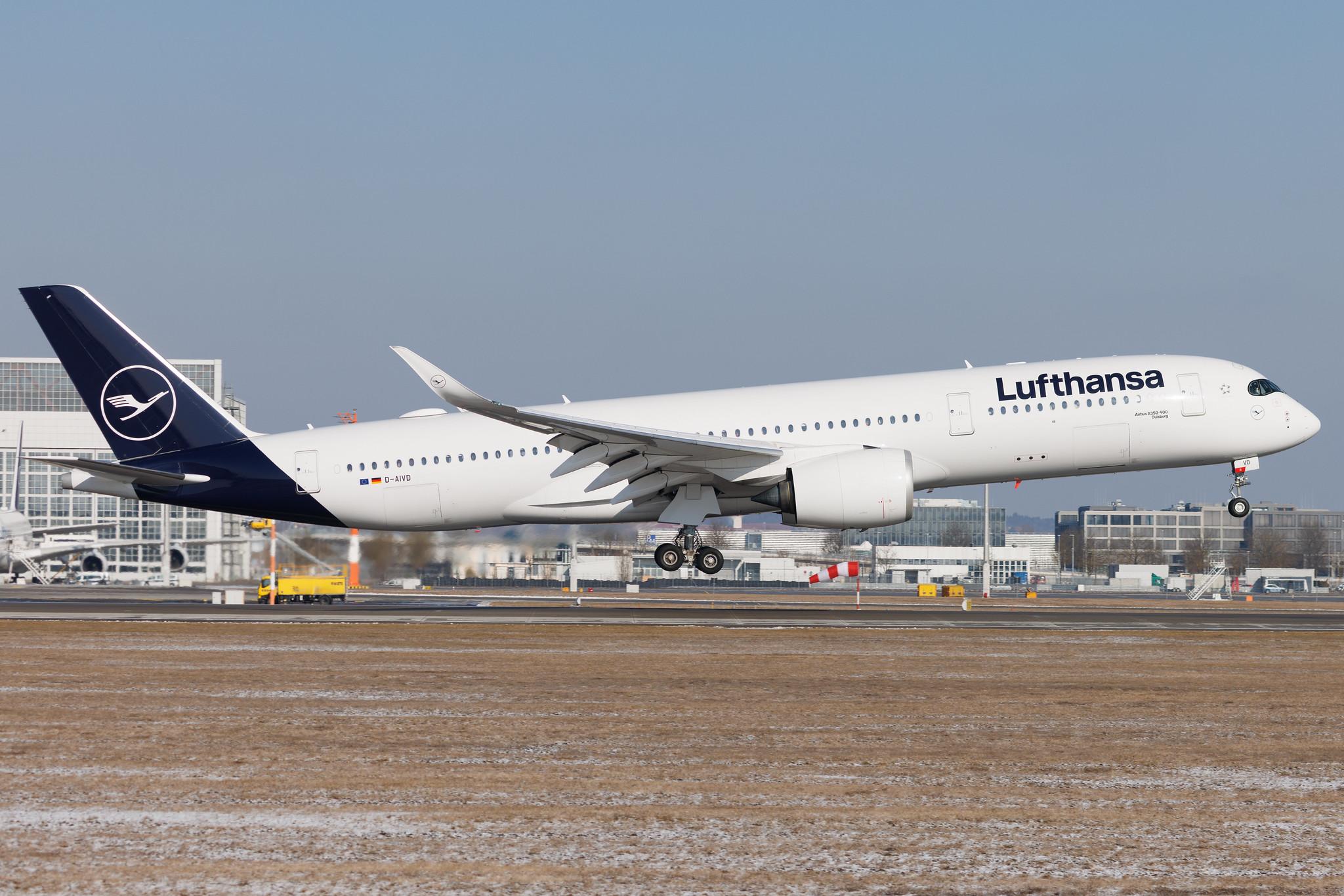 Munich Airport: Lufthansa (LH / DLH) | Airbus A350-941 A359 | D-AIVD | MSN 280