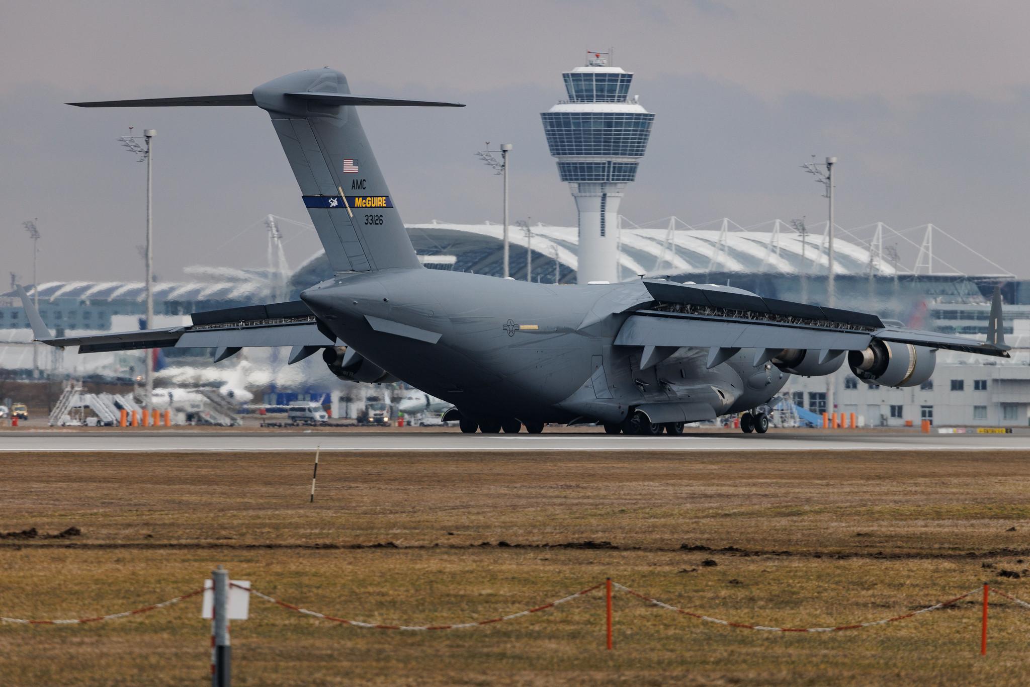 Munich Airport: United States - Air Force (RCH) | Boeing C-17A Globemaster III C17 | 03-3126 | MSN P-126
