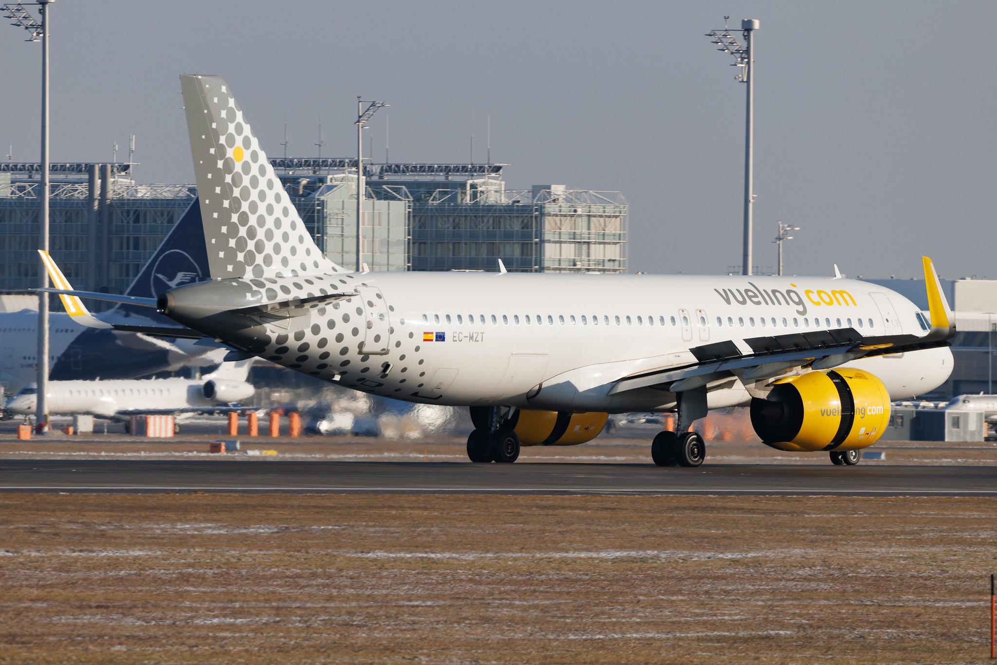 Munich Airport: Vueling (VY / VLG) | Airbus A320-271N A20N | EC-MZT | MSN 8181