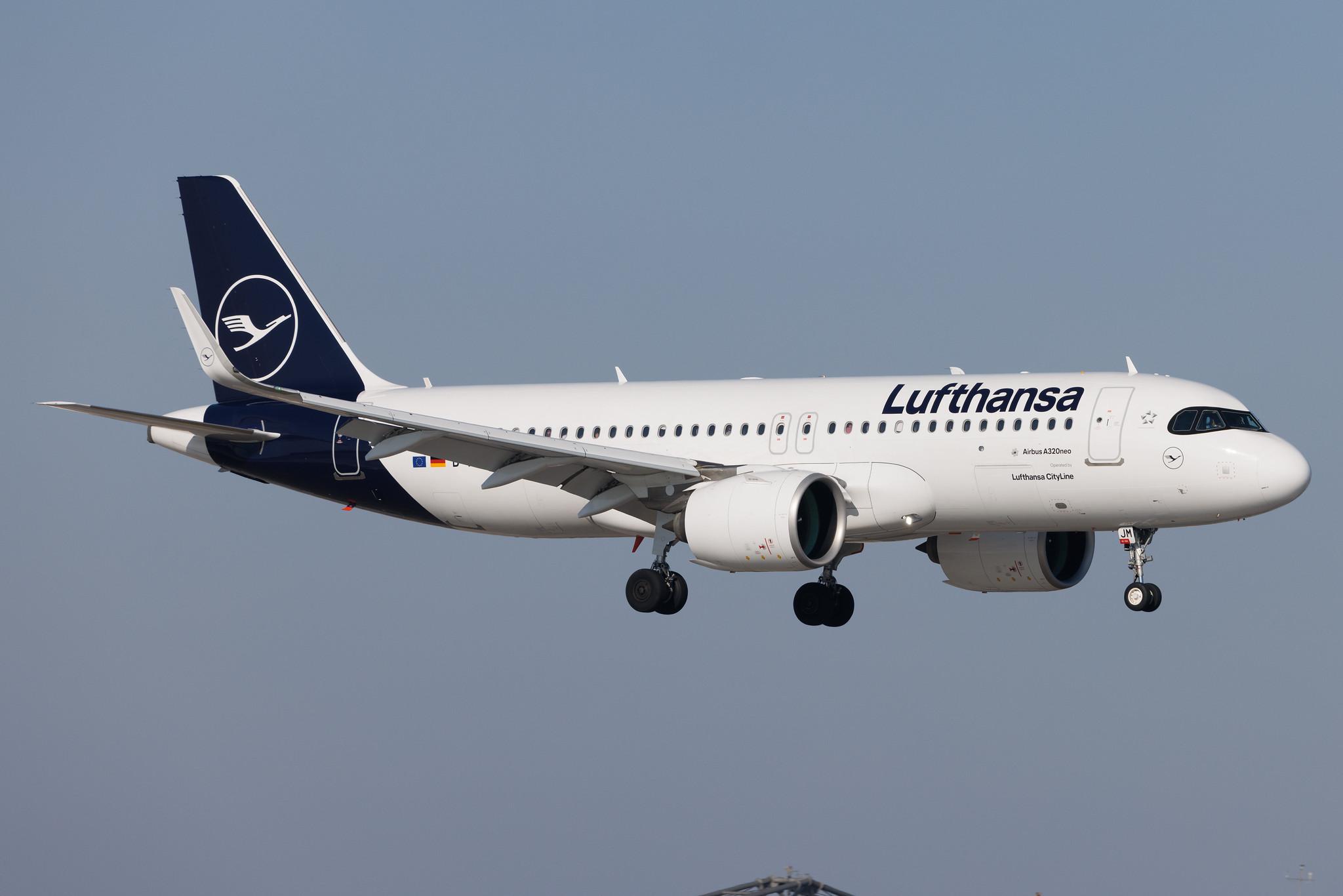 Munich Airport: Lufthansa (LH / DLH) | Operator: Lufthansa CityLine | Airbus A320-271N A20N | D-AIJM | MSN 11569