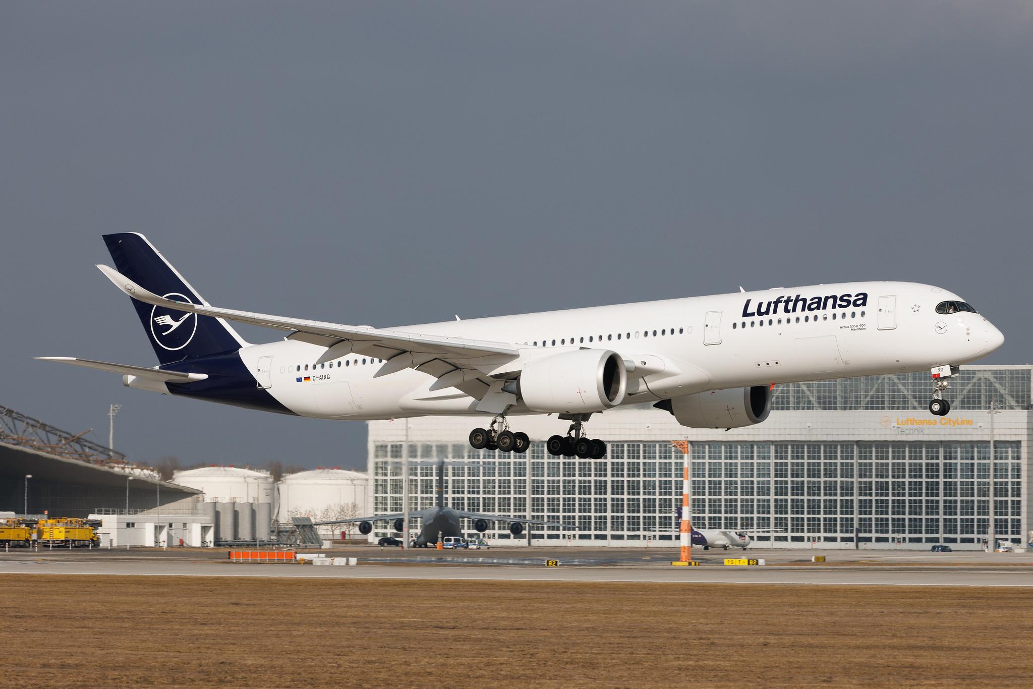 Munich Airport: Lufthansa (LH / DLH) | Airbus A350-941 A359 | D-AIXG | MSN 174