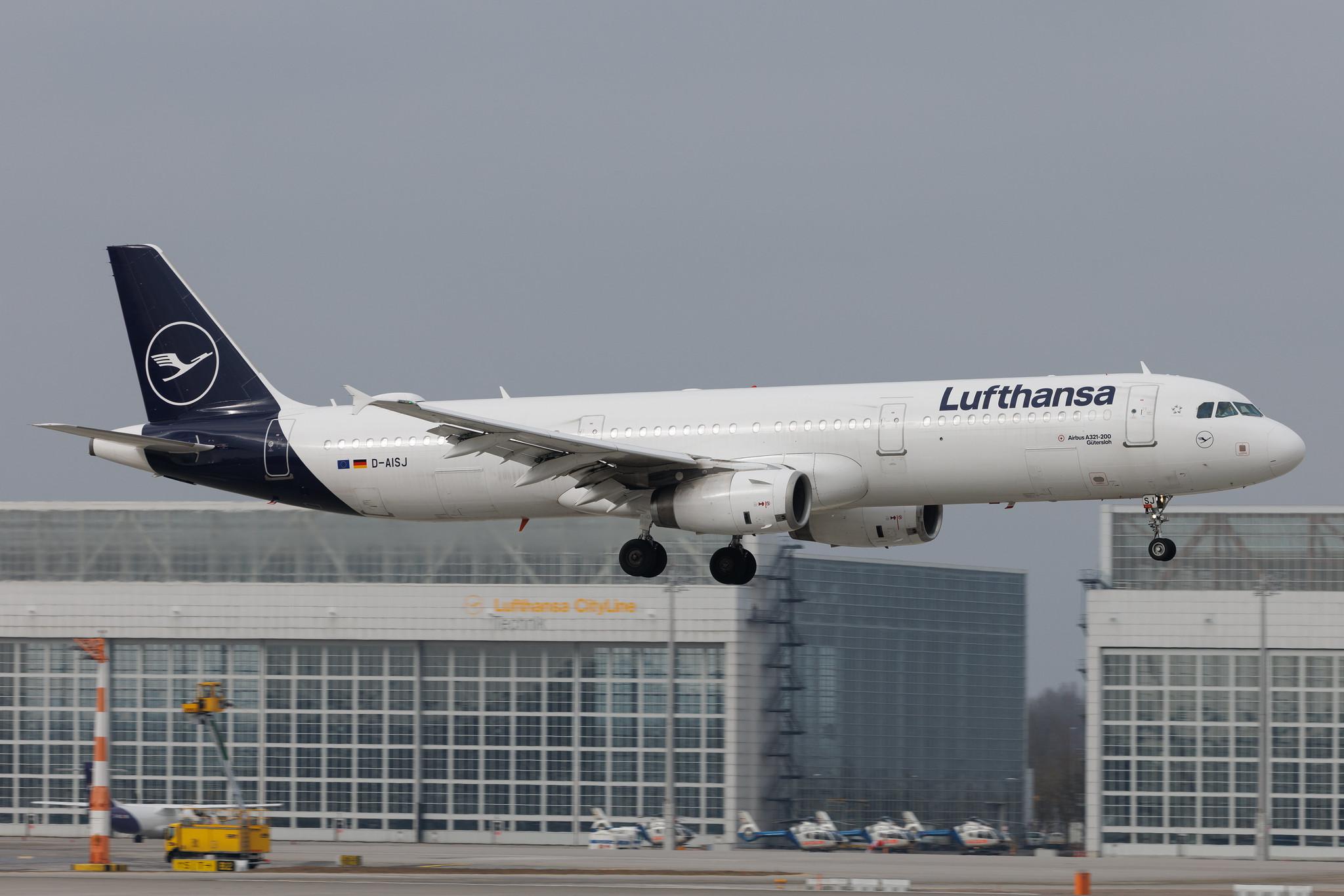 Munich Airport: Lufthansa (LH / DLH) | Airbus A321-231 A321 | D-AISJ | MSN 3360