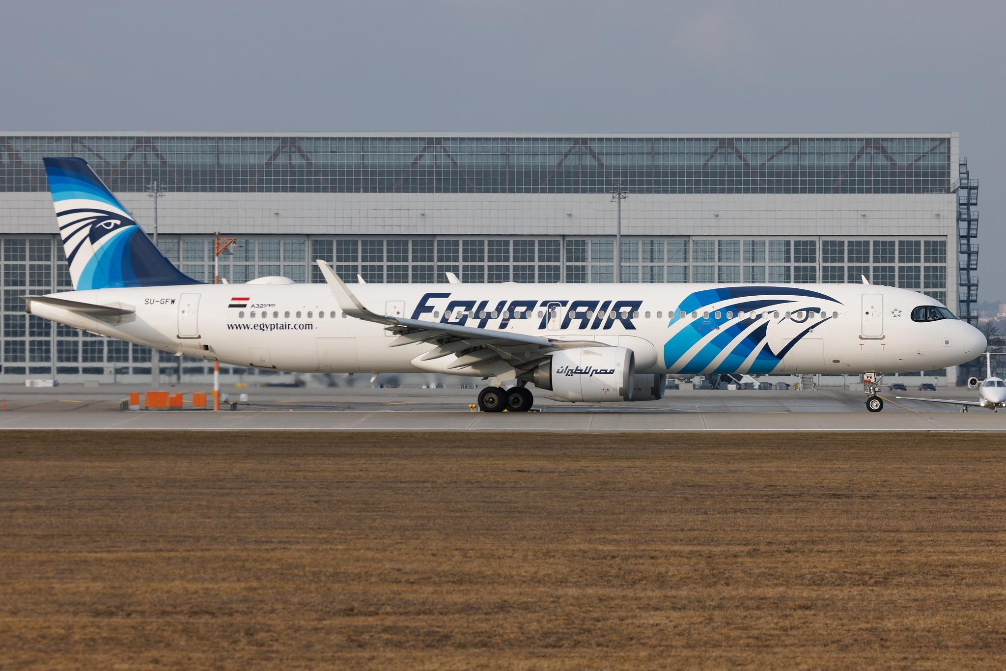 Munich Airport: Egyptair (MS / MSR) | Airbus A321-251NX A21N | SU-GFW | MSN 11581