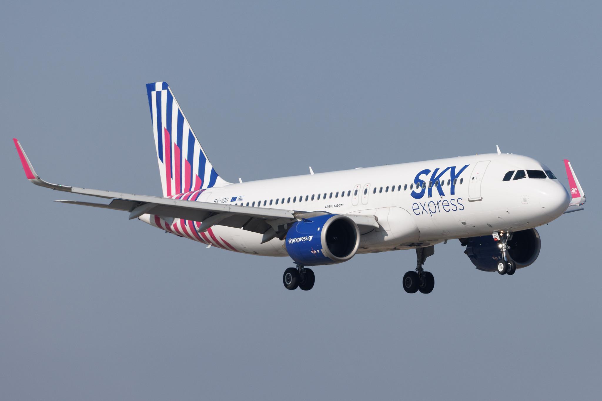 Munich Airport: Sky Express (GQ / SEH) | Airbus A320-251N A20N | SX-IOG | MSN 10083