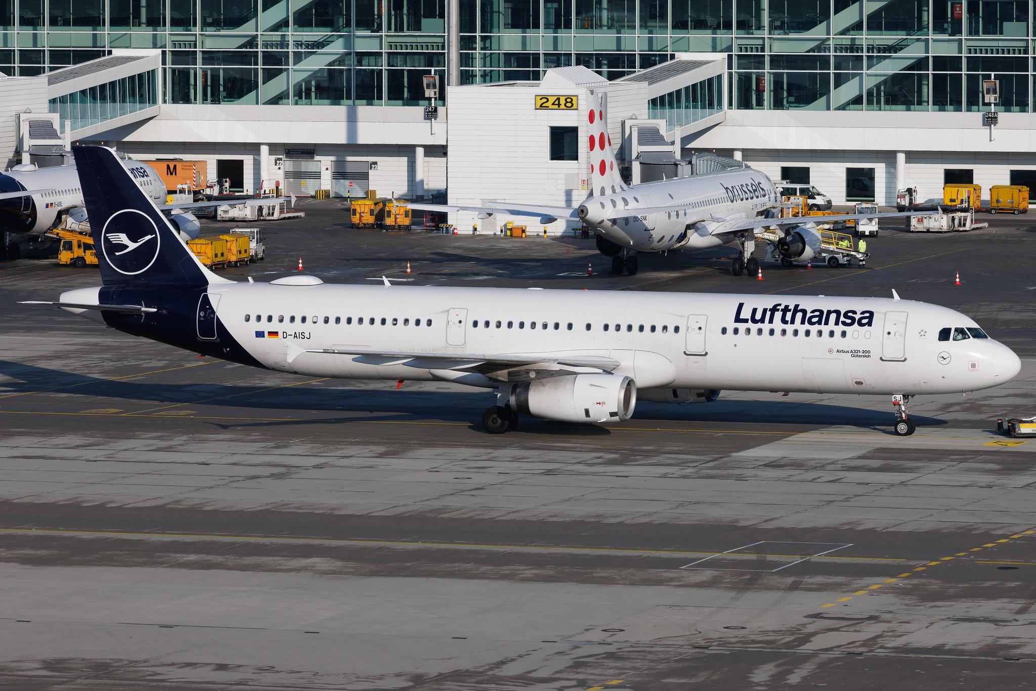 Munich Airport: Lufthansa (LH / DLH) | Airbus A321-231 A321 | D-AISJ | MSN 3360