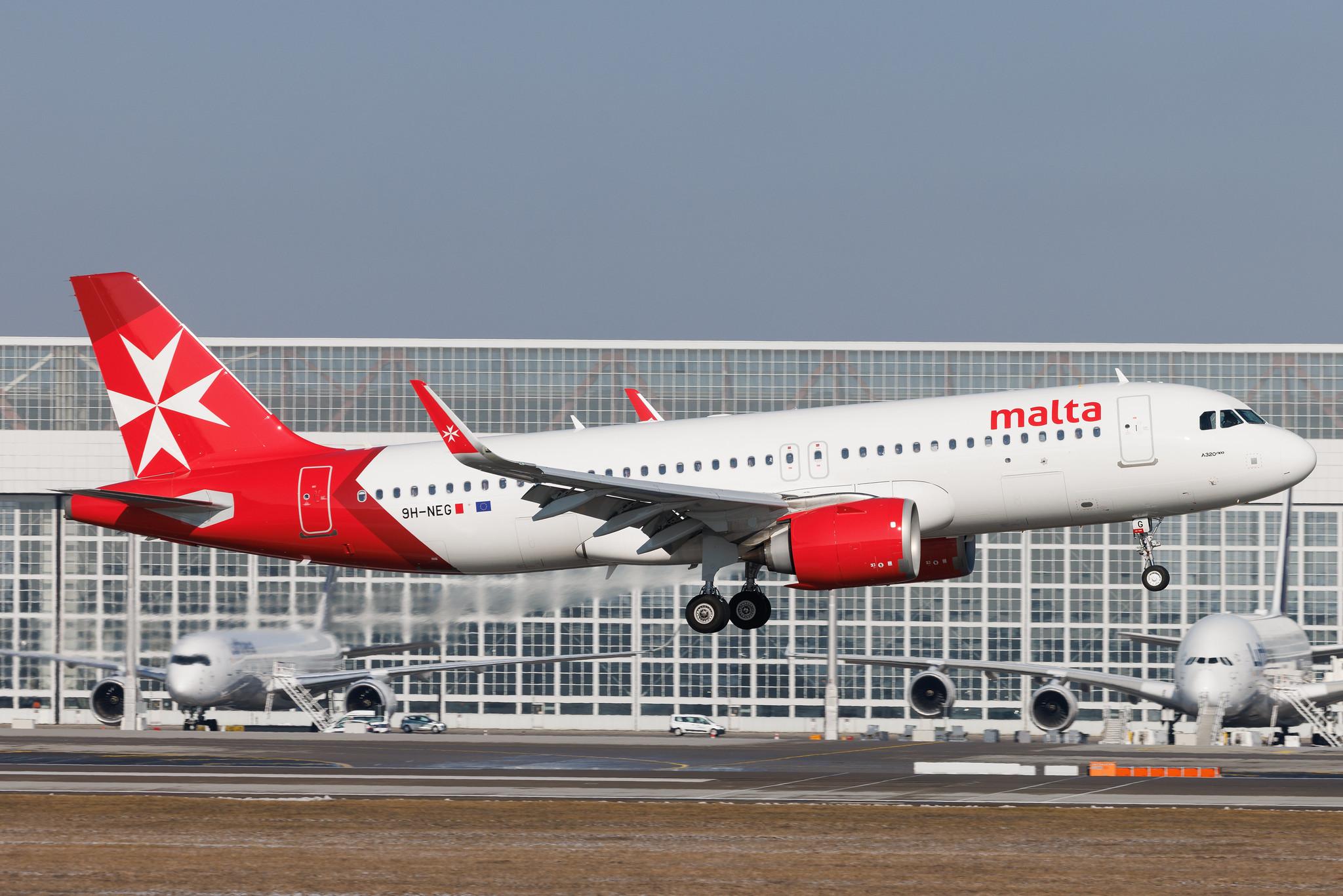 Munich Airport: KM Malta Airlines (KM / KMM) | Airbus A320-251N A20N | 9H-NEG | MSN 12182