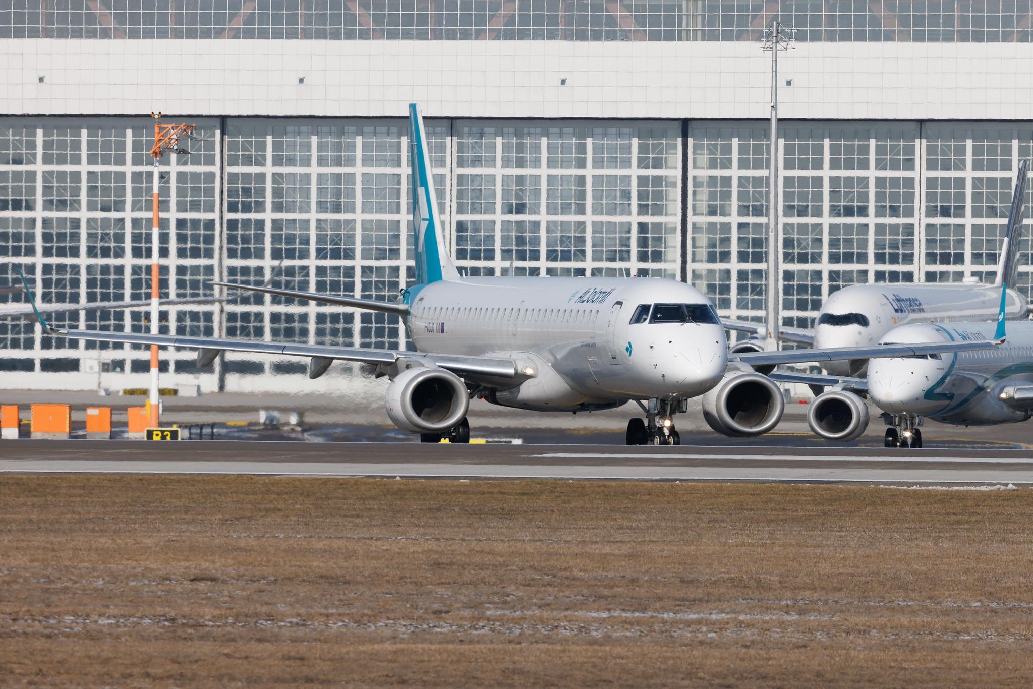 Munich Airport: Air Dolomiti (EN / DLA) | Embraer E195LR E195 | I-ADJO | MSN 19000280