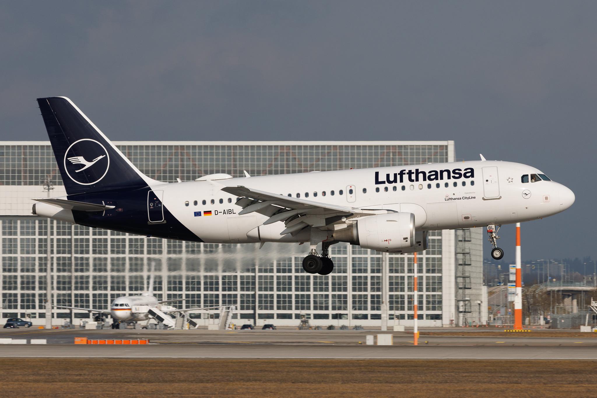 Munich Airport: Lufthansa (LH / DLH) | Operator: Lufthansa CityLine | Airbus A319-112 A319 | D-AIBL | MSN 2174