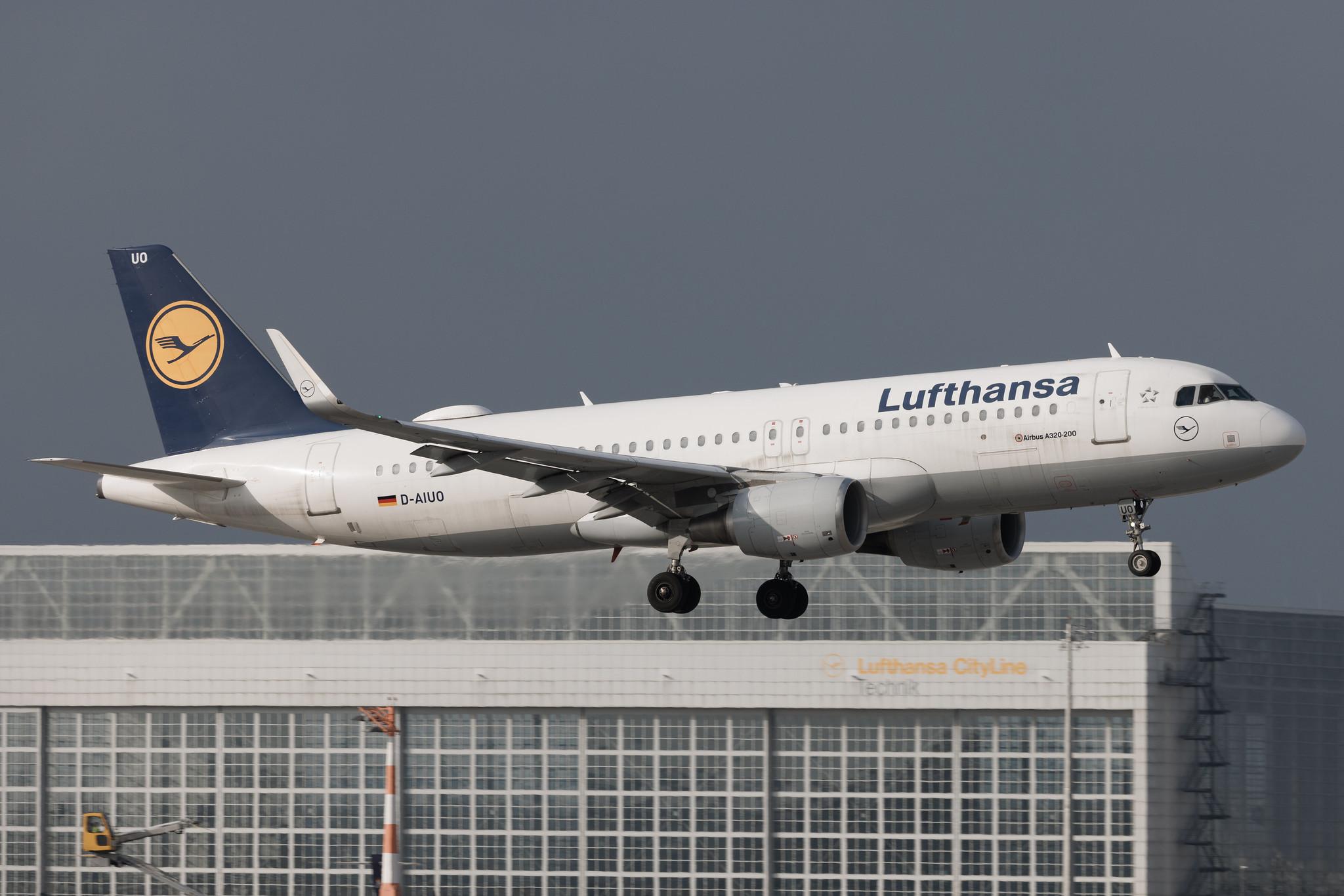 Munich Airport: Lufthansa (LH / DLH) | Airbus A320-214 A320 | D-AIUO | MSN 6636
