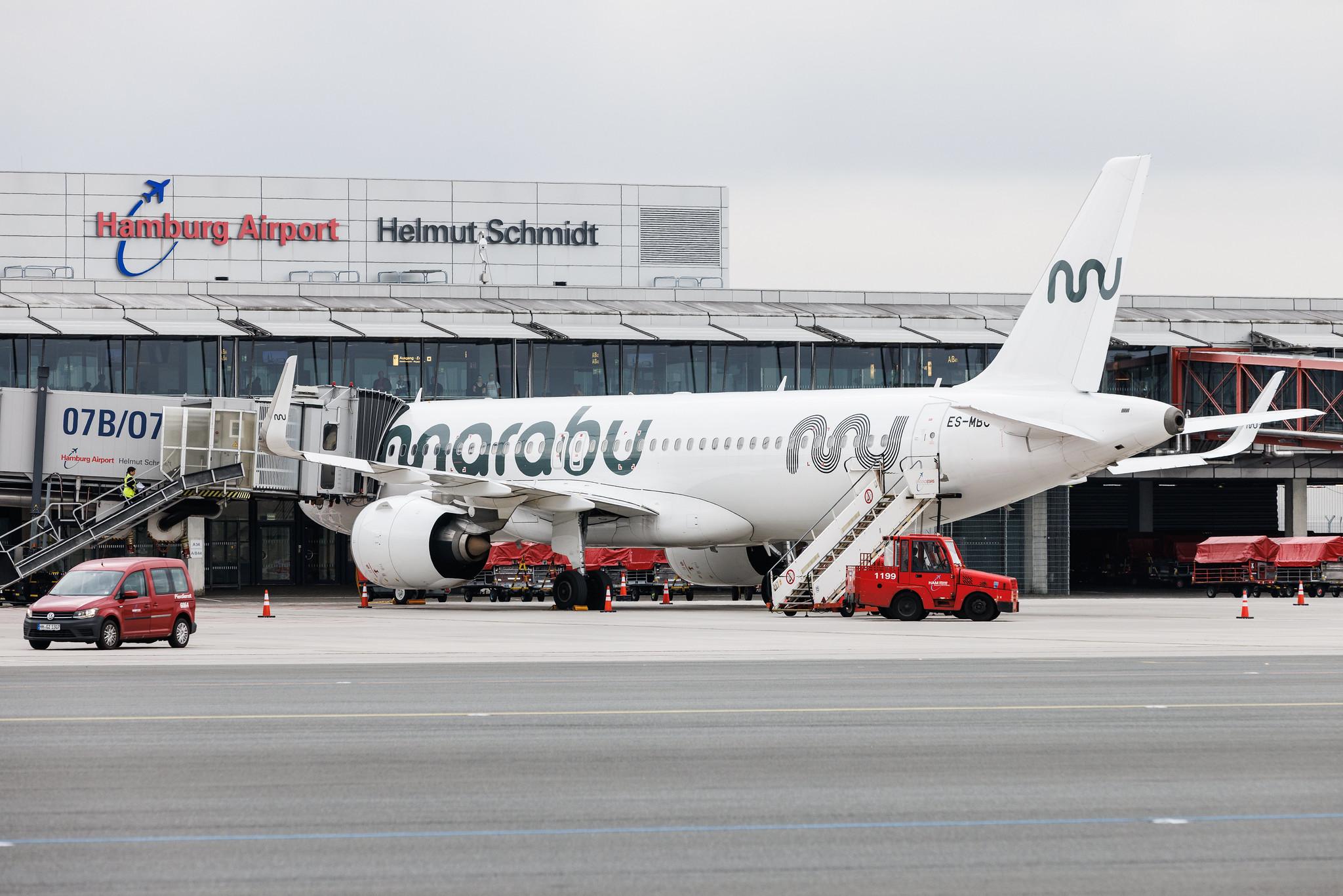 Hamburg Airport: Marabu (DI / MBU) | Airbus A320-271N A20N | ES-MBG | MSN 08426