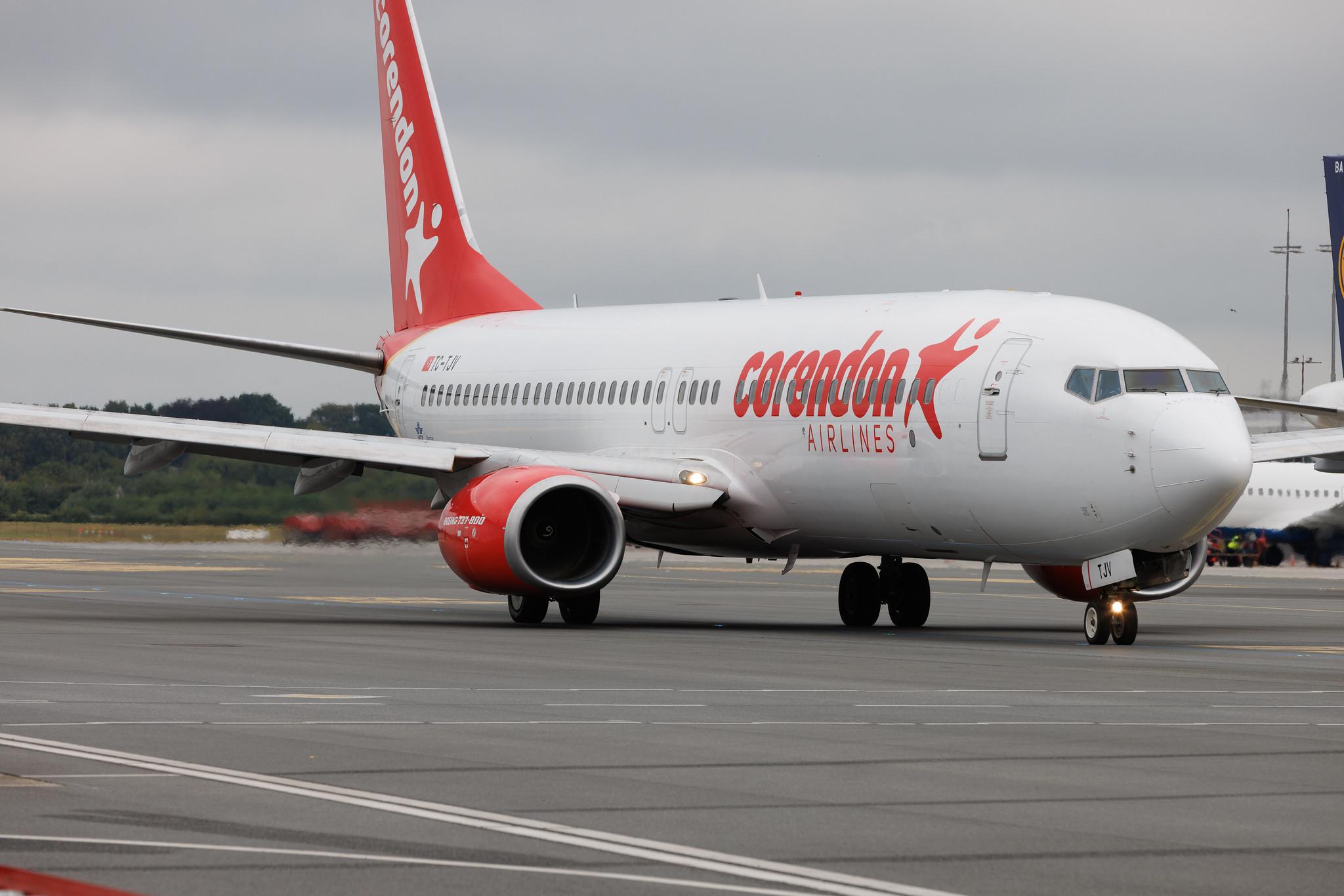 Hamburg Airport: Corendon Airlines (XC / CAI) | Boeing 737-86J B738 | TC-TJV | MSN 37740