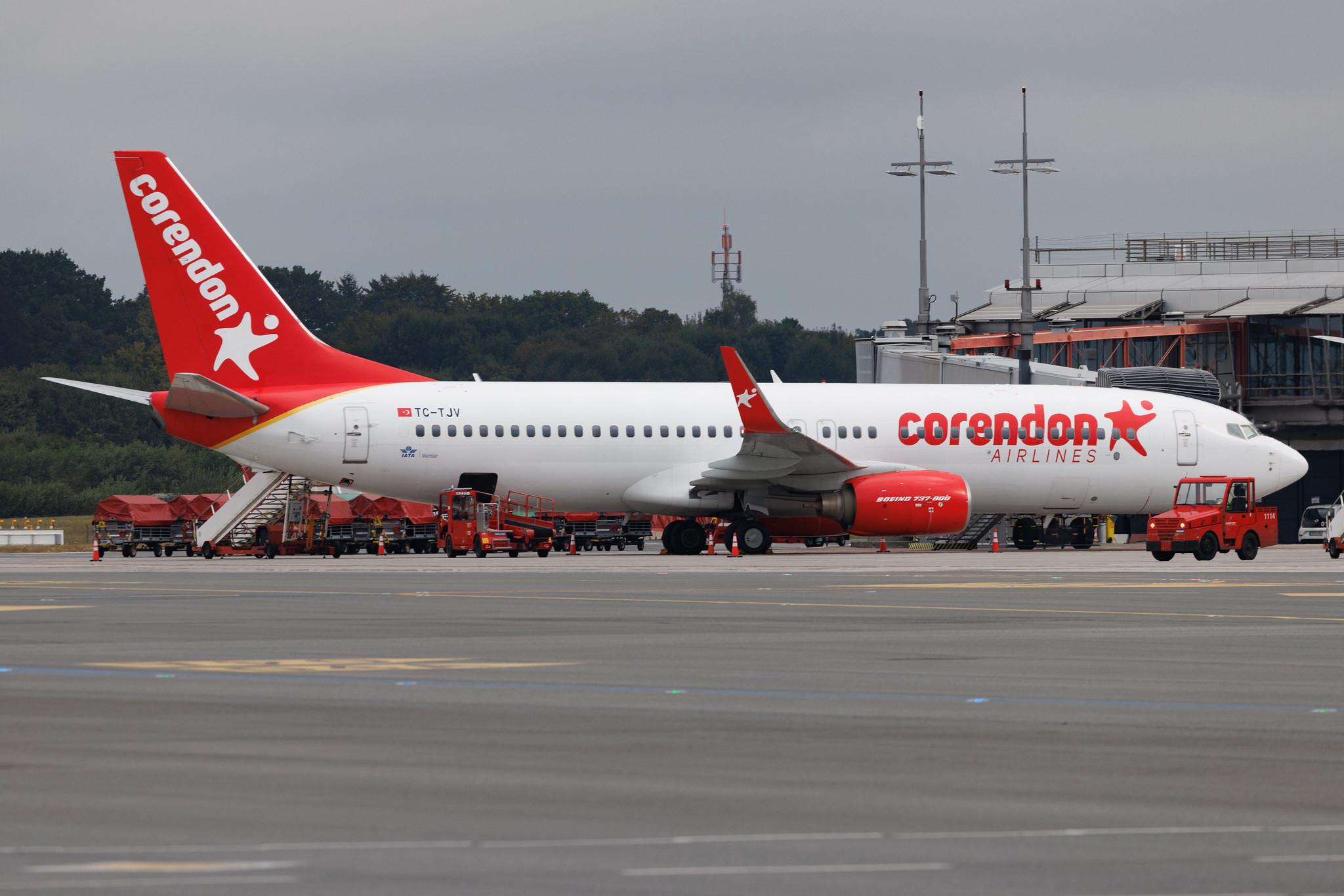 Hamburg Airport: Corendon Airlines (XC / CAI) | Boeing 737-86J B738 | TC-TJV | MSN 37740