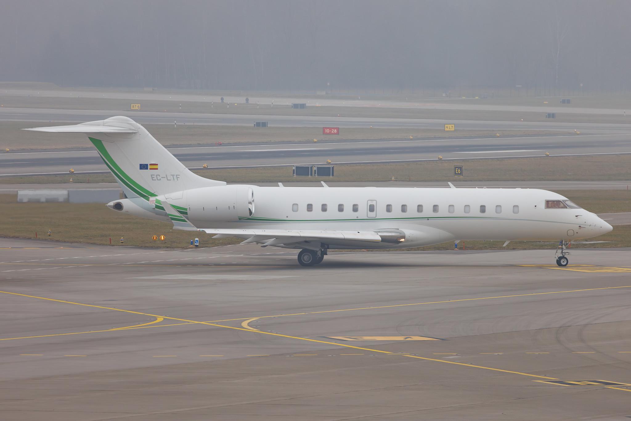 Flughafen Zürich: Gestair | Bombardier Global 6000 GLEX | EC-LTF | MSN 9464
