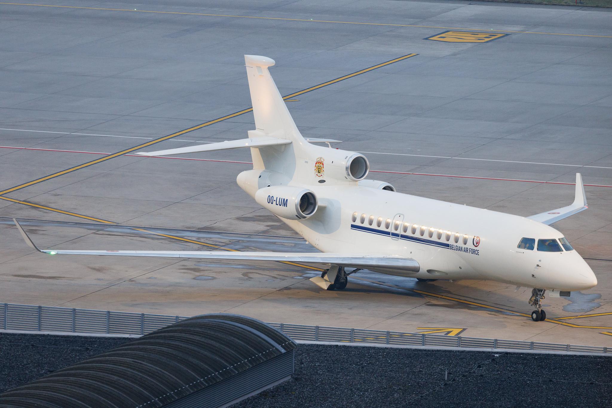 Flughafen Zürich: Belgian Air Force (BAF) | Operator: Luxaviation Belgium | Dassault Falcon 7X FA7X | OO-LUM | MSN 004