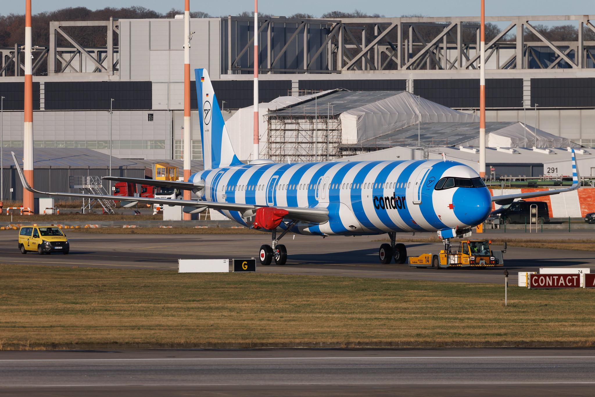 Hamburg Finkenwerder: Condor (DE / CFG) | Airbus A321-271NX A21N | D-AYAX | D-ANLC | MSN 12990