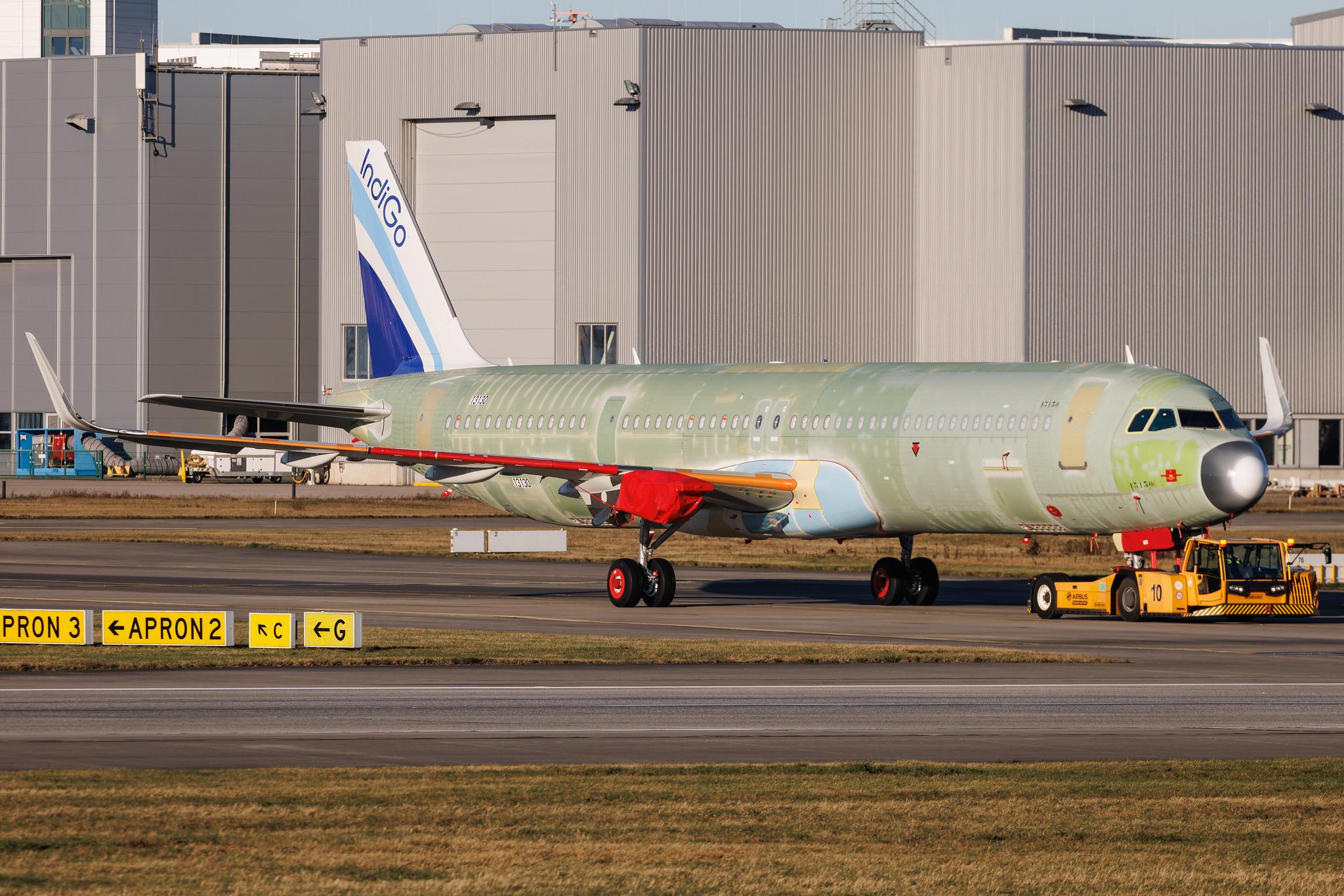 Hamburg Finkenwerder: IndiGo (6E / IGO) | Airbus A321-251NX A21N | D-AZYR | MSN 13130