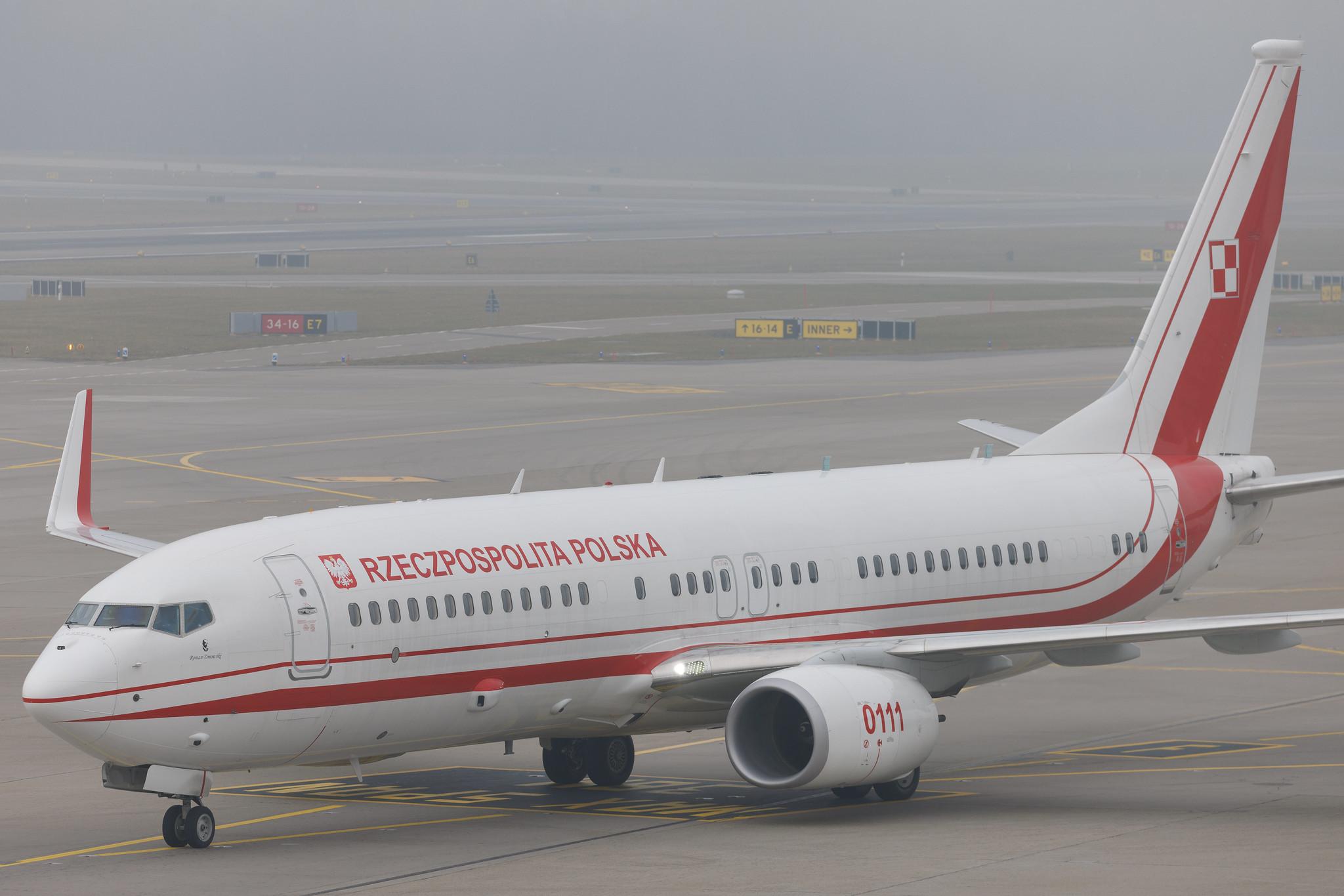 Flughafen Zürich: Polish Government | Boeing 737-8TV(WL) BBJ2 B738 | 0111 | MSN 64927 / 7152