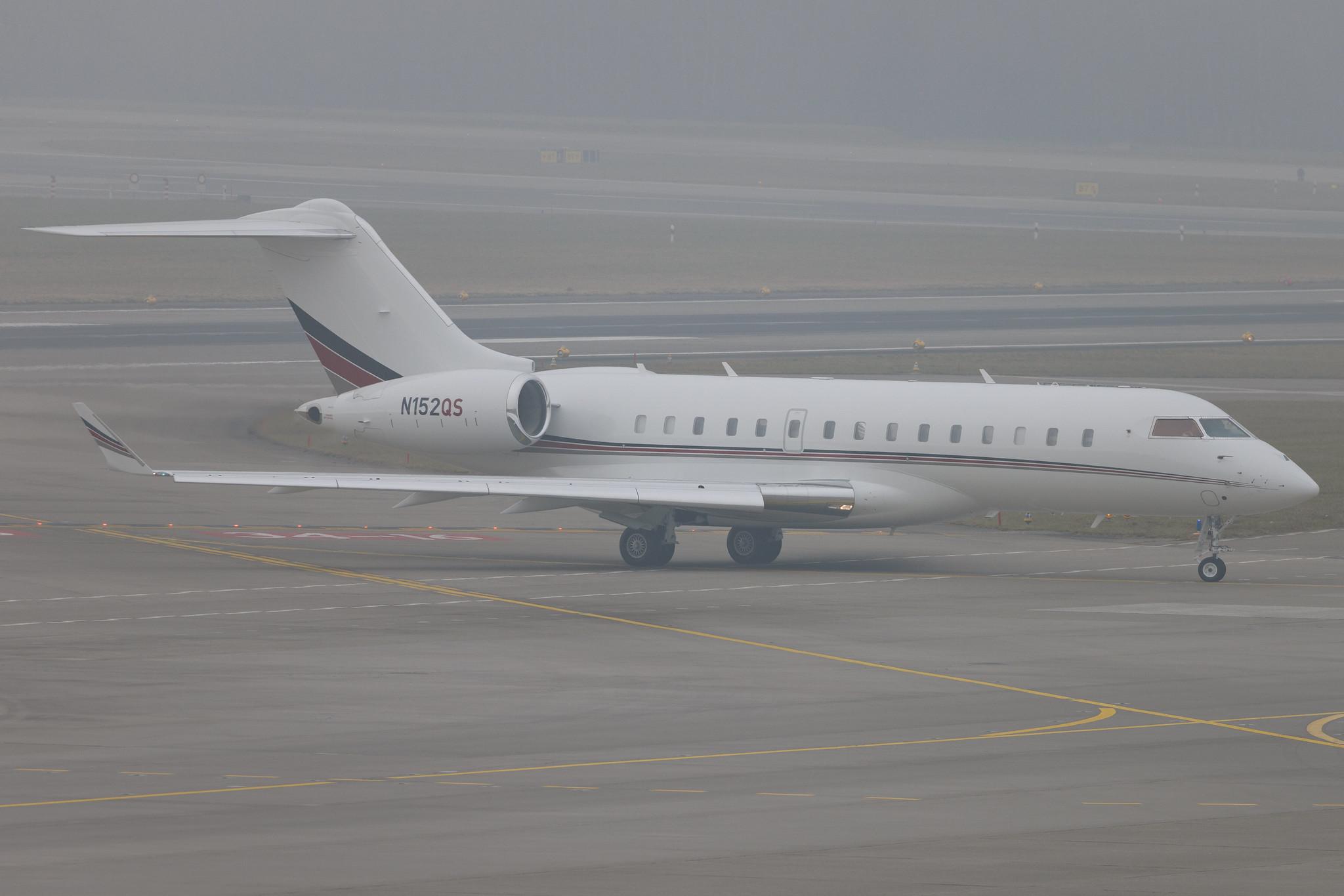Flughafen Zürich: NetJets (1I / EJA) | Bombardier Global 6000 GLEX | N152QS | MSN 9773