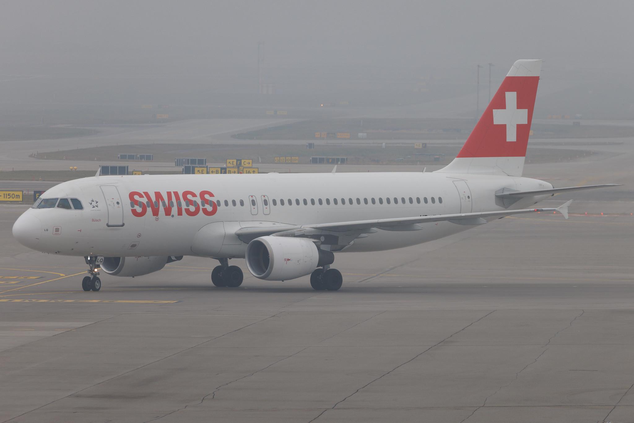 Flughafen Zürich: Swiss (LX / SWR) | Airbus A320-214 A320 | HB-JLQ | MSN 4673
