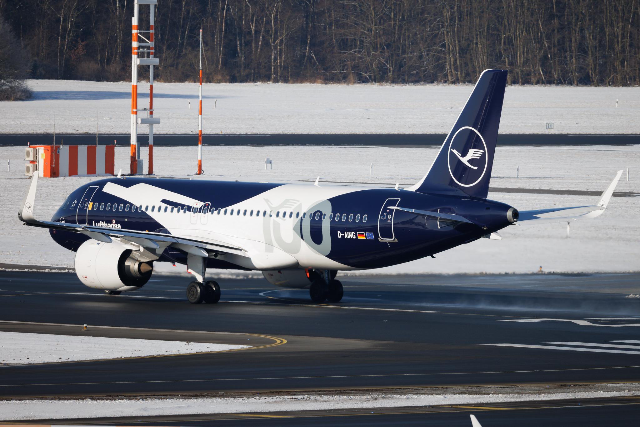 Hamburg Airport: Lufthansa (LH / DLH) | Livery: 100th Anniversary Livery | Airbus A320-271N A20N | D-AING | MSN 7588