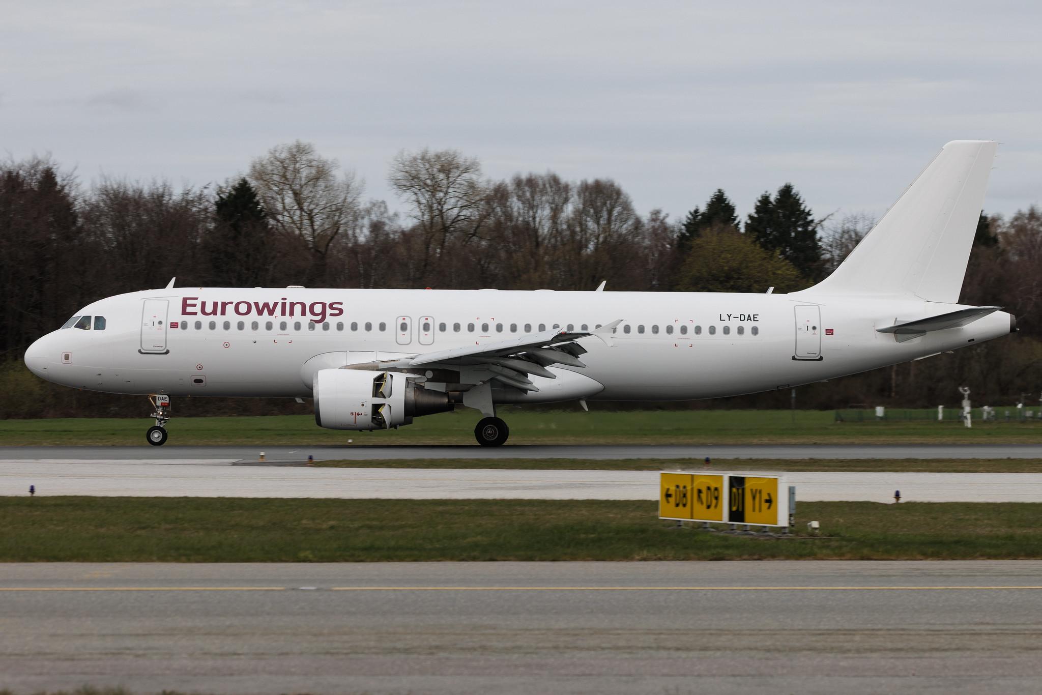 Hamburg Airport: GetJet Airlines (GW / GJT) | Airbus A320-214 A320 | LY-DAE | MSN 03240