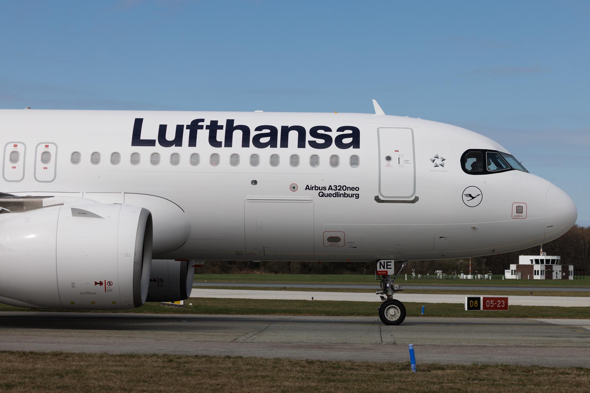 Hamburg Airport: Lufthansa (LH / DLH) | Airbus A320-271N A20N | D-AINE | MSN 7103