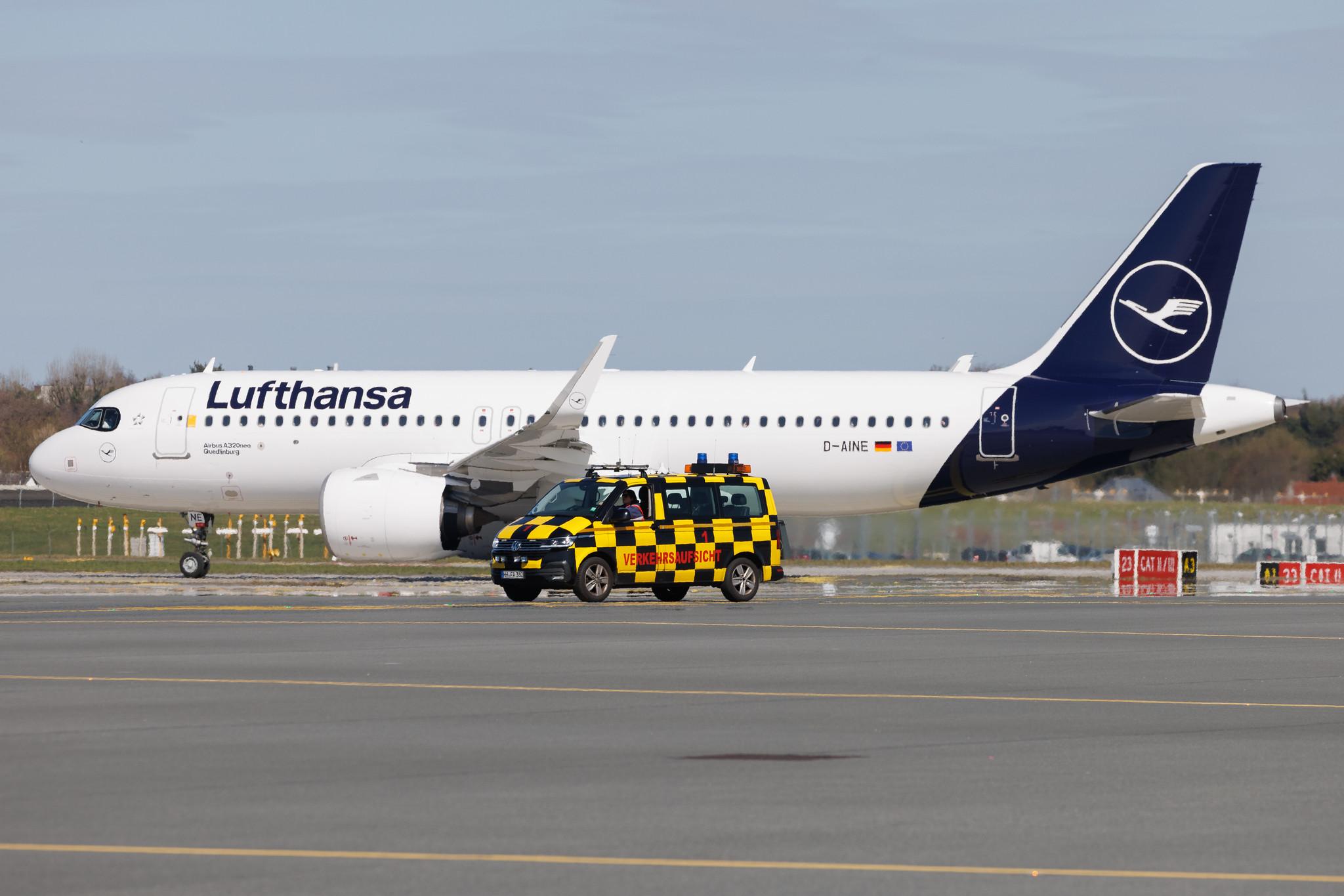 Hamburg Airport: Lufthansa (LH / DLH) | Airbus A320-271N A20N | D-AINE | MSN 7103
