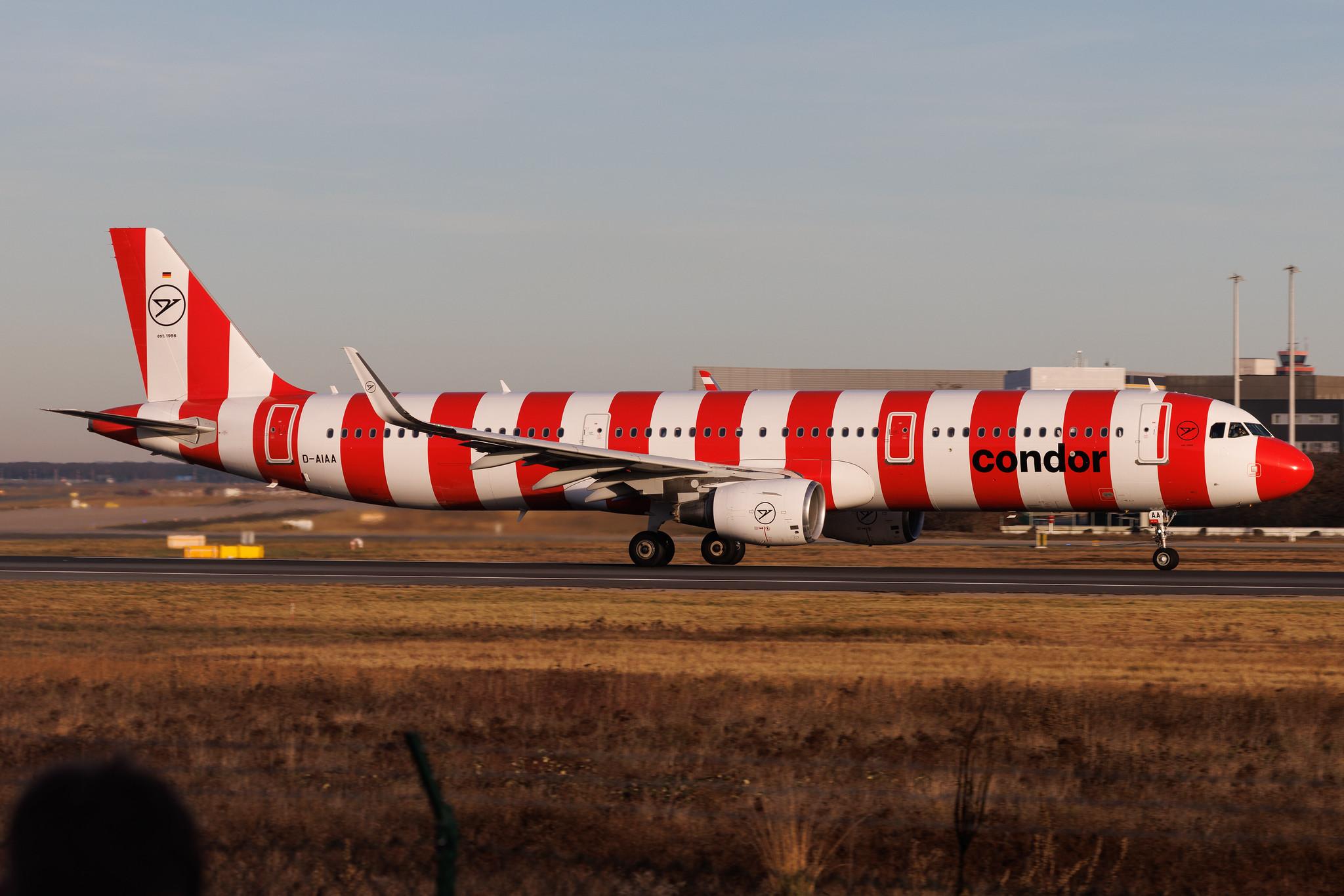 Frankfurt Airport: Condor (DE / CFG) | Livery: Red Passion Livery | Airbus A321-211 A321 | D-AIAA | MSN 06767