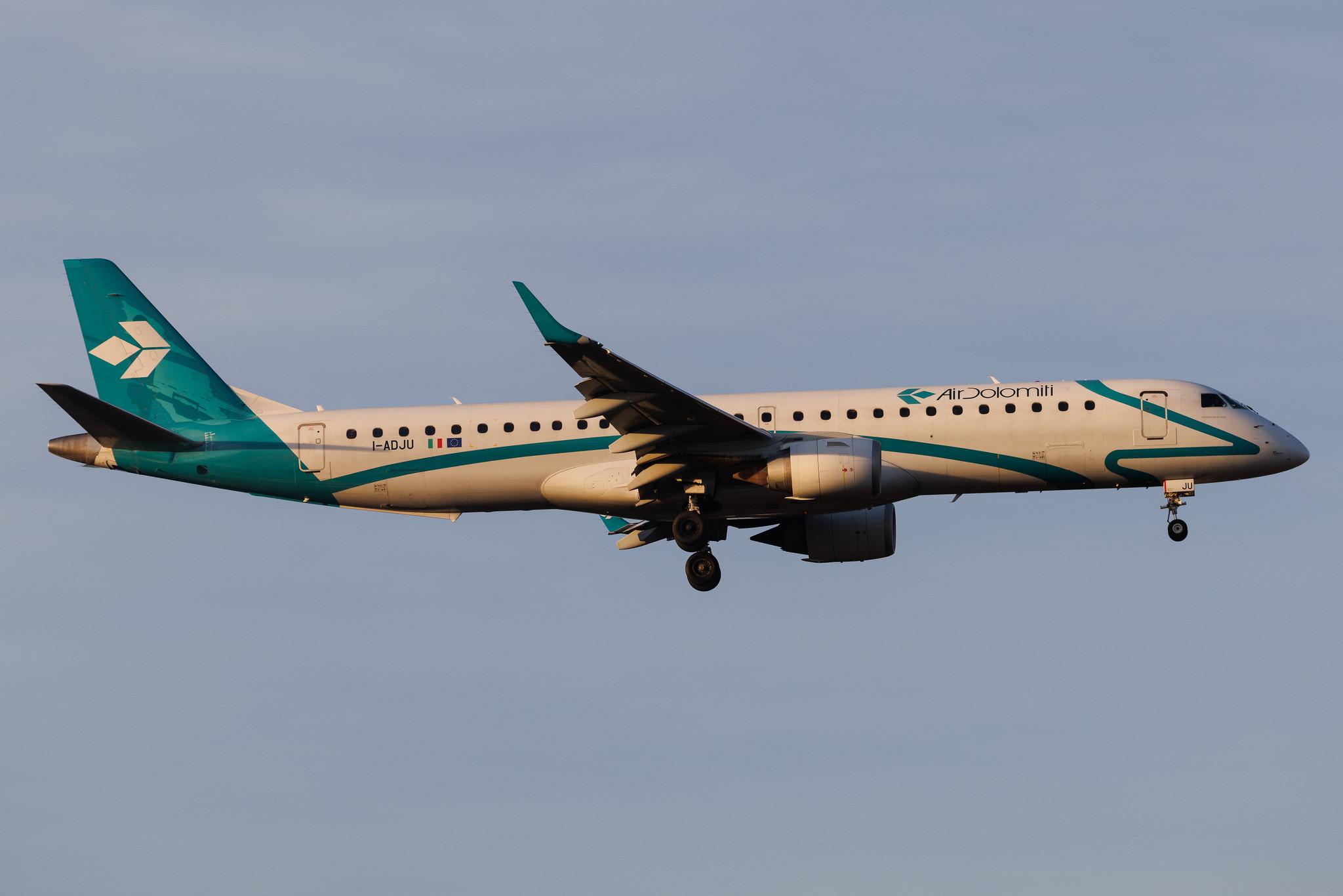Frankfurt Airport: Air Dolomiti (EN / DLA) | Embraer E195LR E195 | I-ADJU | MSN 19000290
