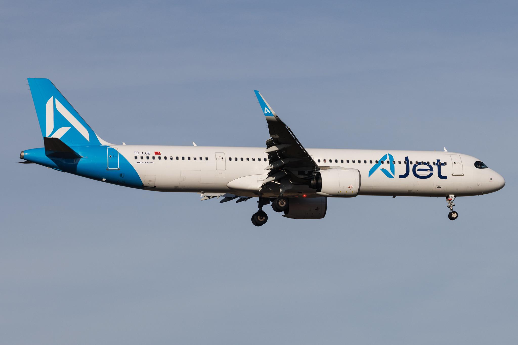 Frankfurt Airport: AJet (VF / TKJ) | Airbus A321-271NX A21N | TC-LUE | MSN 10331