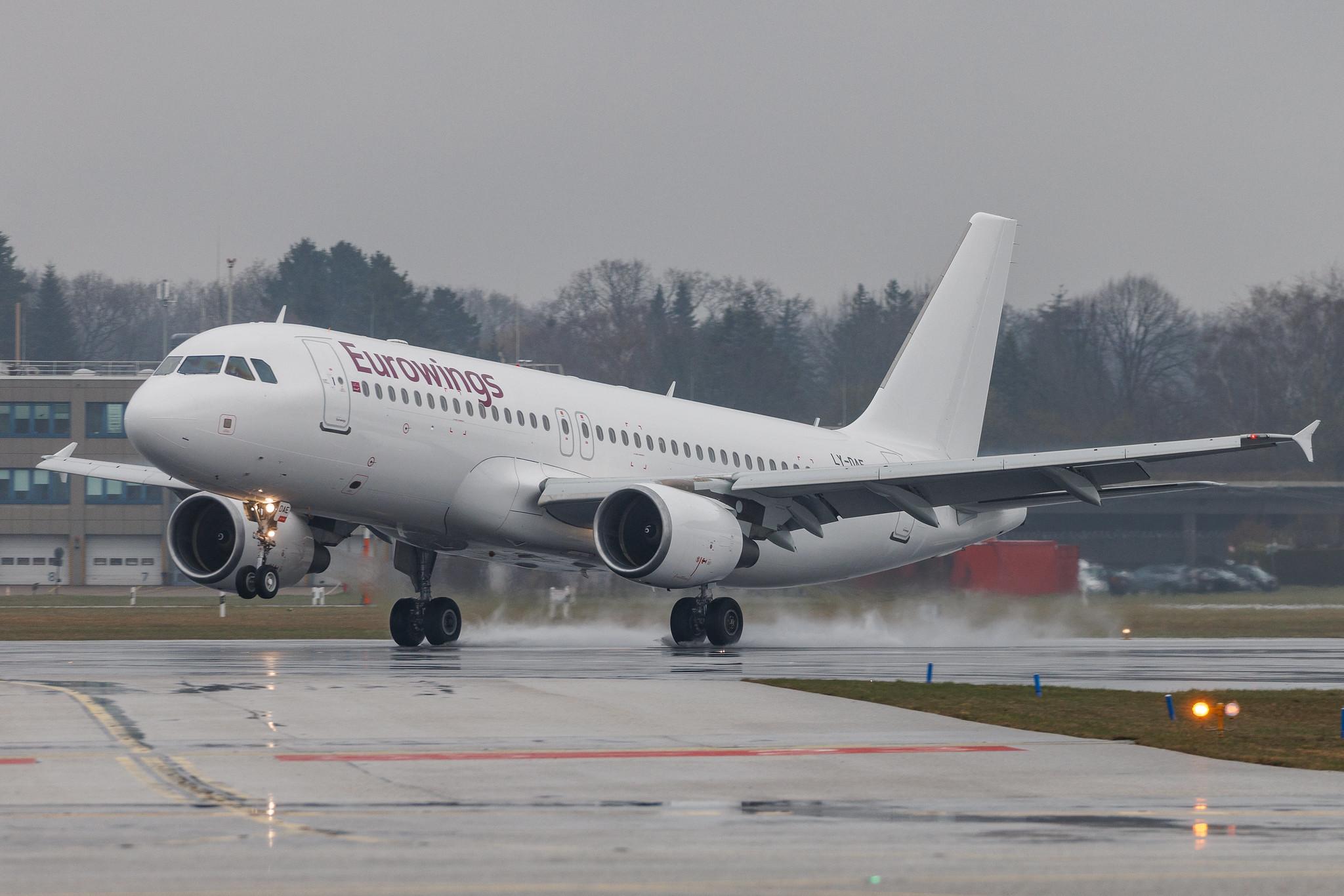 Hamburg Airport: GetJet Airlines (GW / GJT) | Airbus A320-214 A320 | LY-DAE | MSN 03240