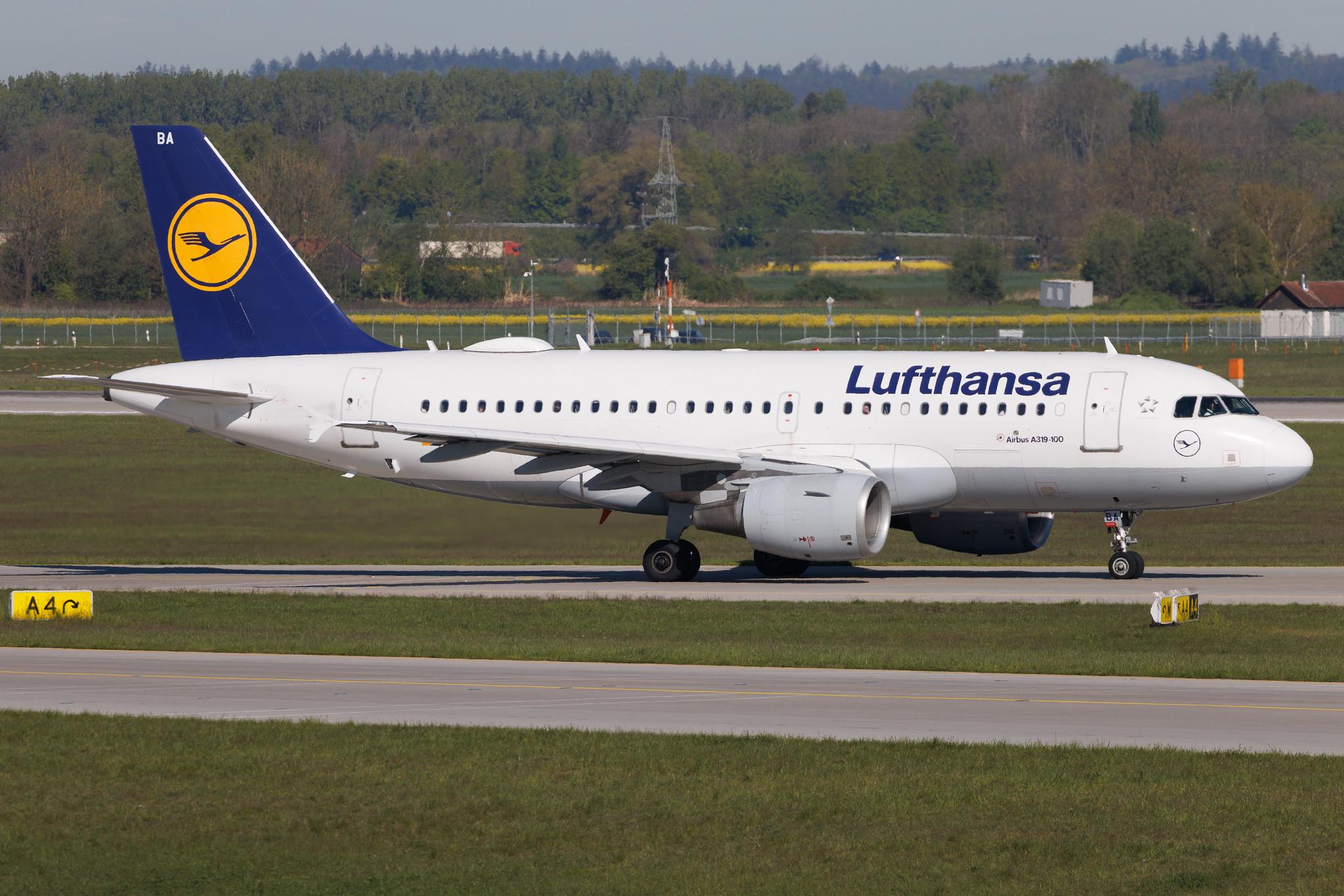 Munich Airport: Lufthansa (LH / DLH) | Airbus A319-112 A319 | D-AIBA | MSN 4141