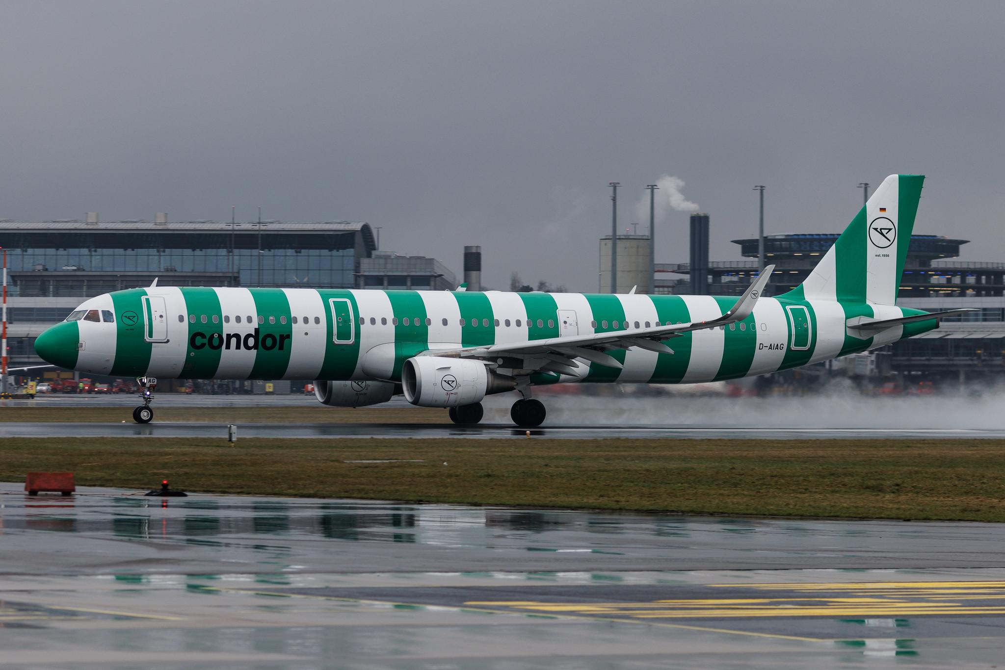 Hamburg Airport: Condor (DE / CFG) | Airbus A321-211 A321 | D-AIAG | MSN 6590