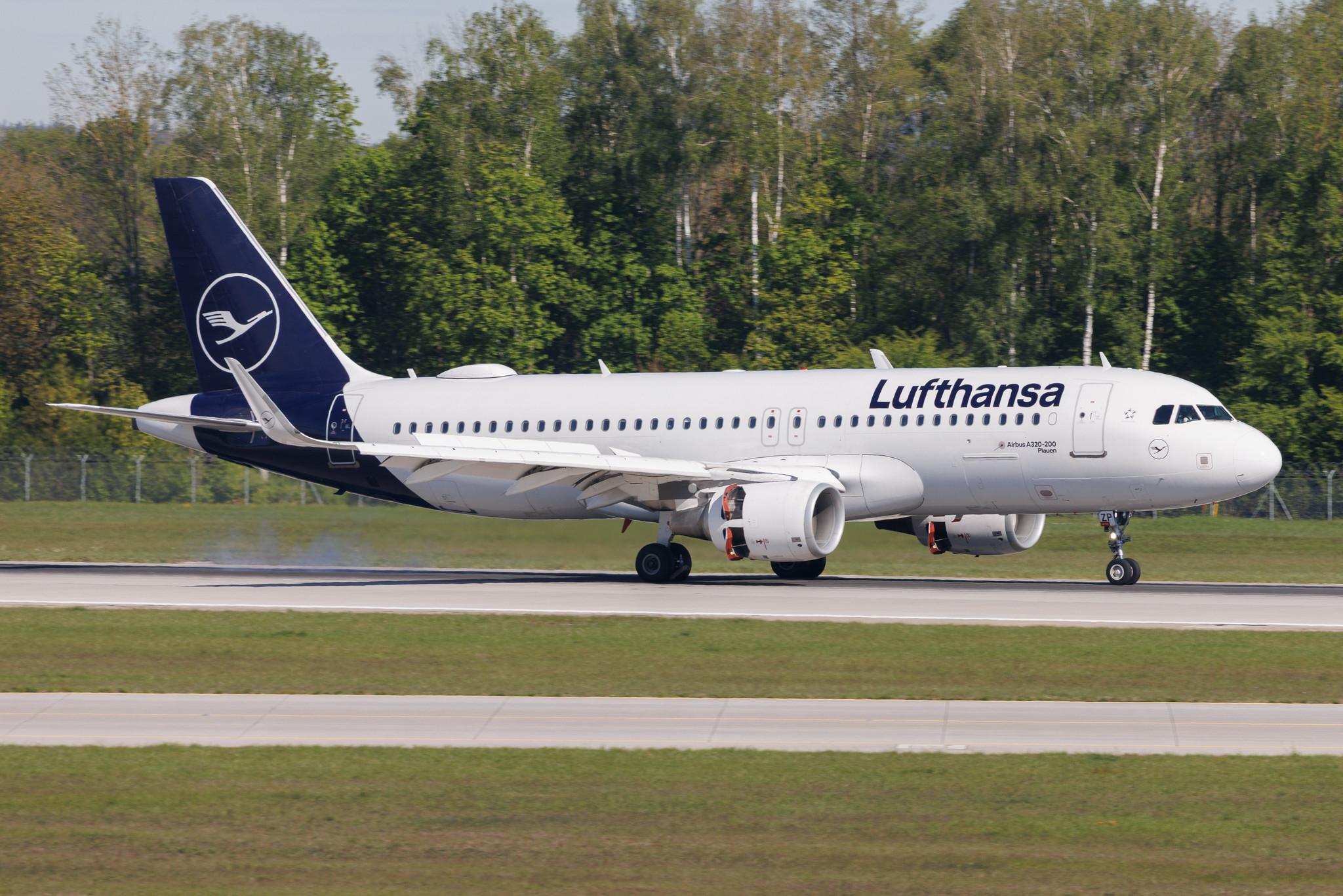 Munich Airport: Lufthansa (LH / DLH) | Airbus A320-214 A320 | D-AIZP | MSN 5487