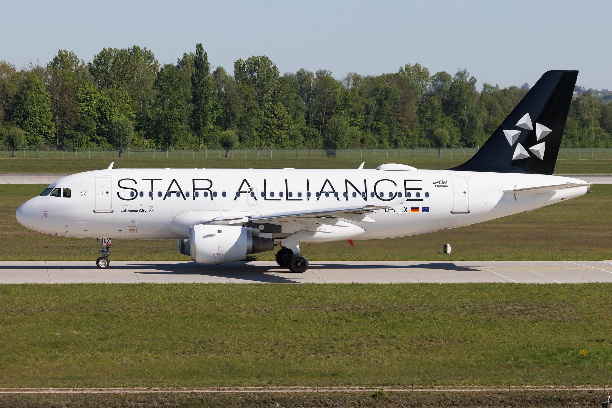 Munich Airport: Lufthansa (LH / DLH) | Livery: Star Alliance Livery | Operator: Lufthansa CityLine | Airbus A319-114 A319 | D-AILX | MSN 0860