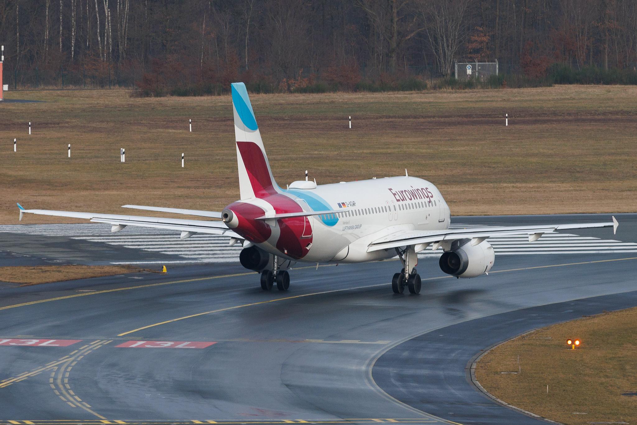 Köln Bonn Airport: Eurowings (EW / EWG) | Airbus A319-132 A319 | D-AGWP | MSN 04227