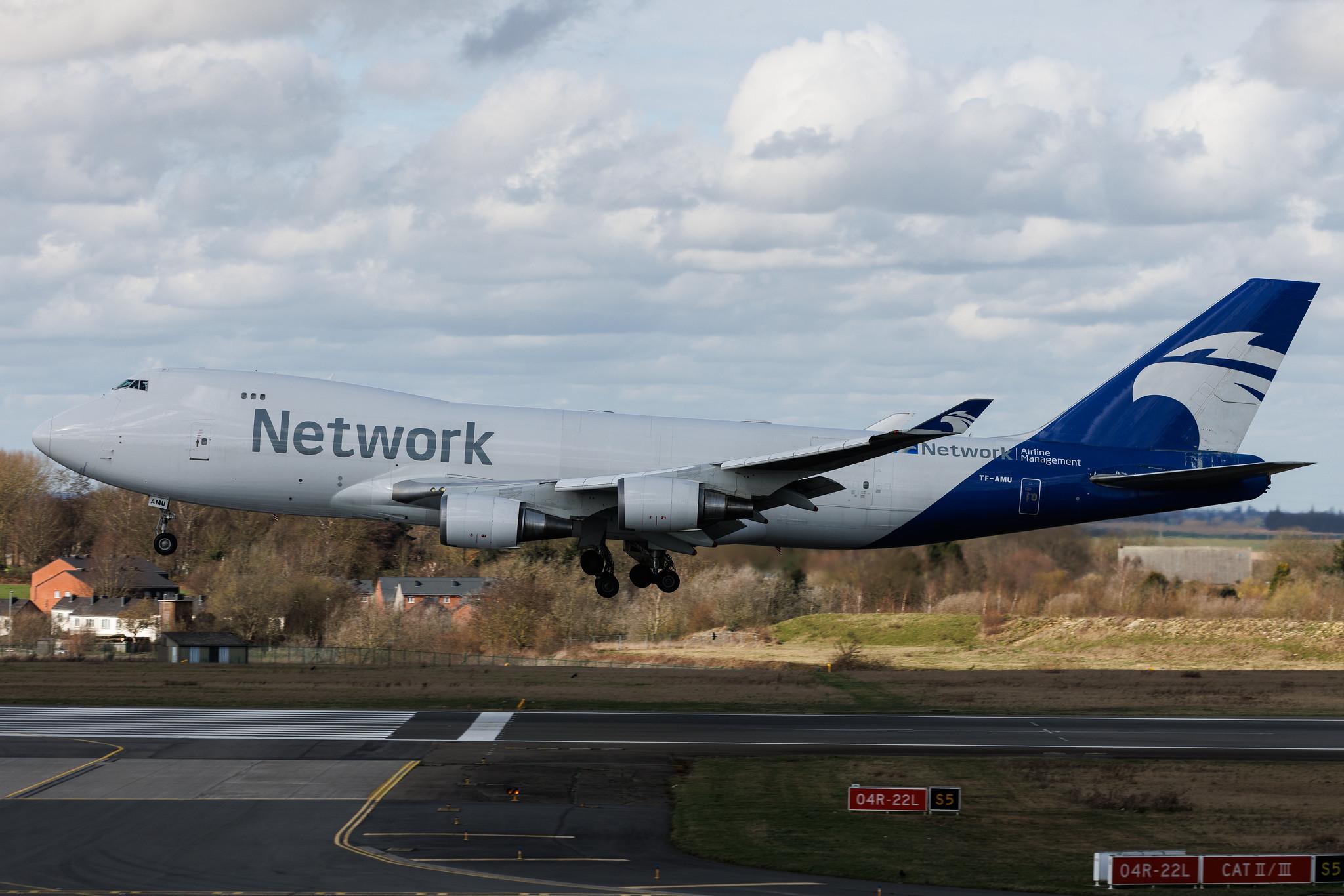 Liege Airport: Network Aviation  | Operator: Air Atlanta Icelandic | Boeing 747-48EF B744 | TF-AMU | MSN 27603