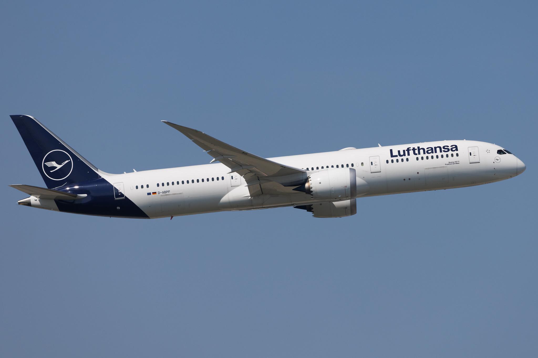 Frankfurt Airport: Lufthansa (LH / DLH) | Boeing 787-9 Dreamliner B789 | D-ABPF | MSN 66817