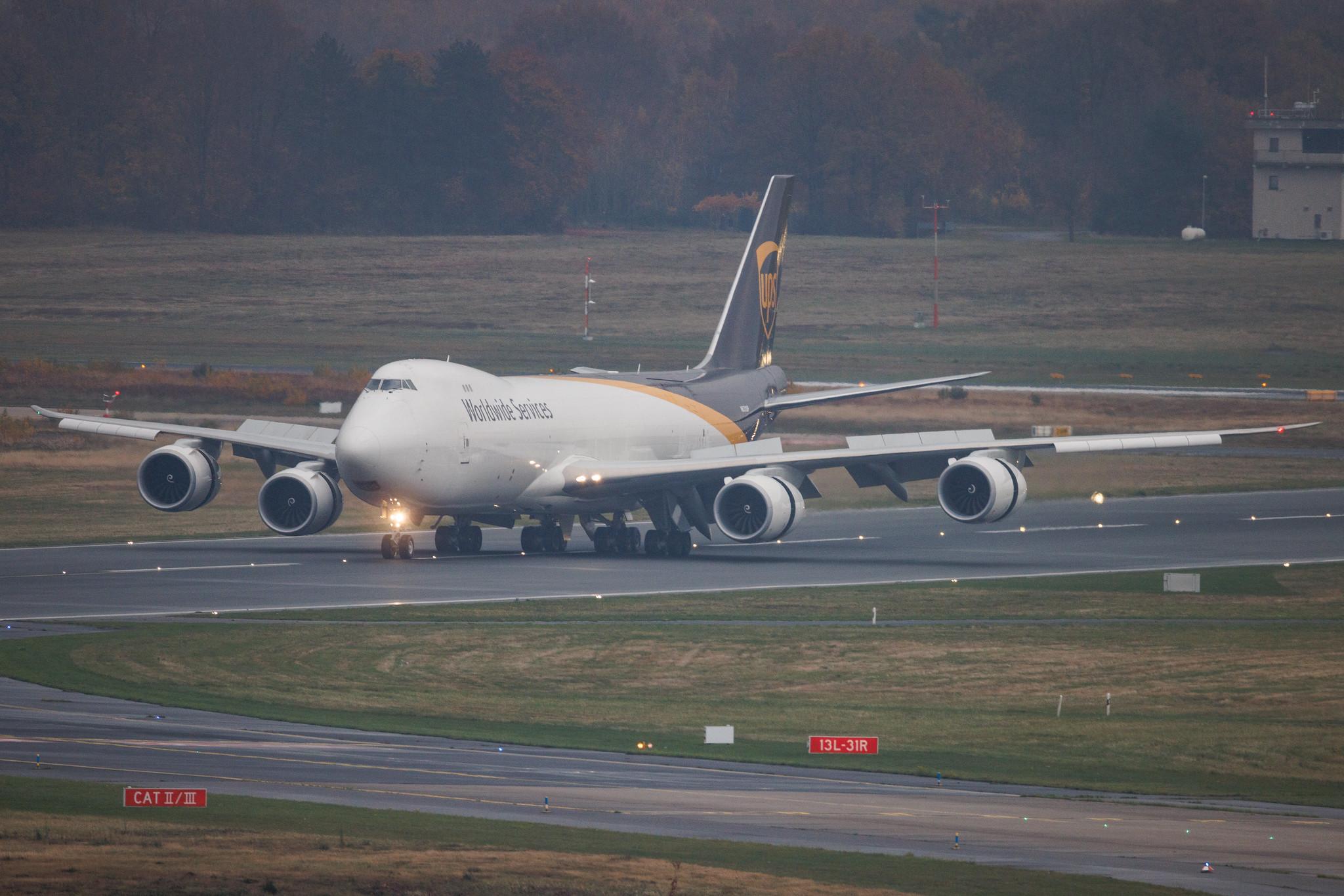 Köln Bonn Airport: UPS (5X / UPS) | Boeing 747-8F B748 | N631UP | MSN 65776