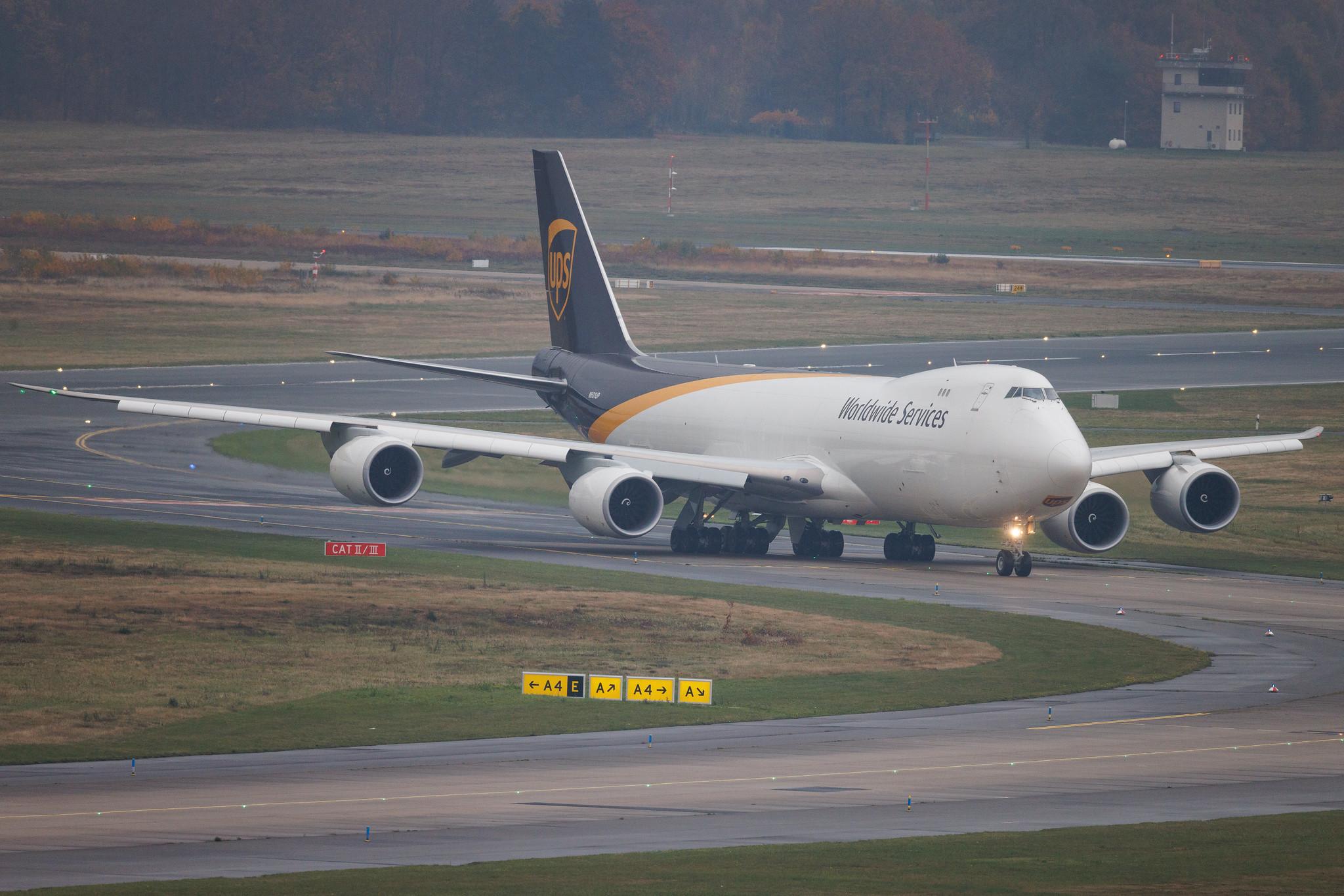 Köln Bonn Airport: UPS (5X / UPS) | Boeing 747-8F B748 | N631UP | MSN 65776