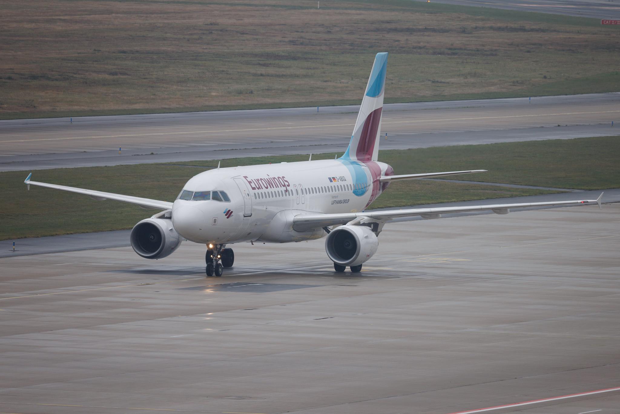 Köln Bonn Airport: Eurowings (EW / EWG) | Airbus A319-112 A319 | D-ABGQ | MSN 3700
