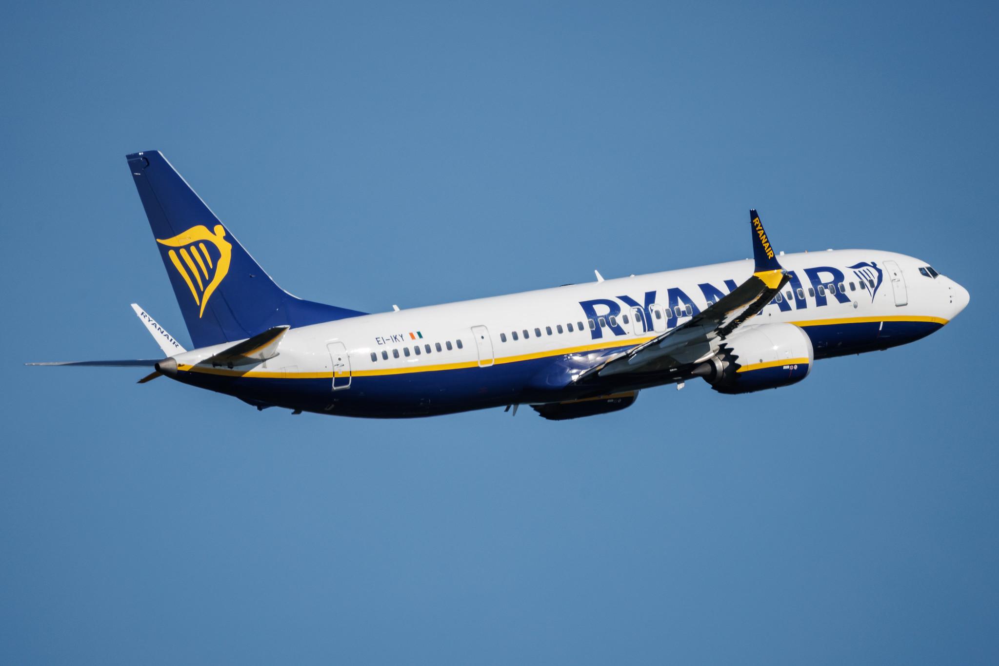 Hamburg Airport: Ryanair (FR / RYR) | Boeing 737 MAX 8-200 B38M | EI-IKY | MSN 62387