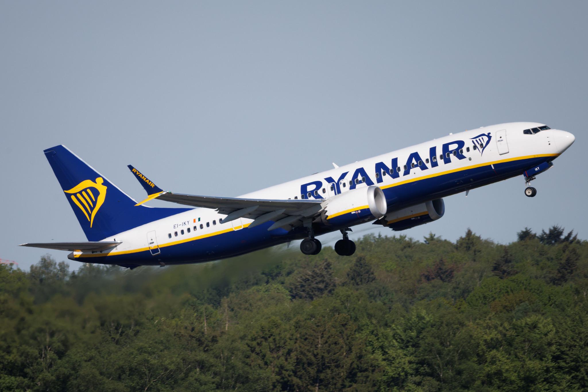 Hamburg Airport: Ryanair (FR / RYR) | Boeing 737 MAX 8-200 B38M | EI-IKY | MSN 62387