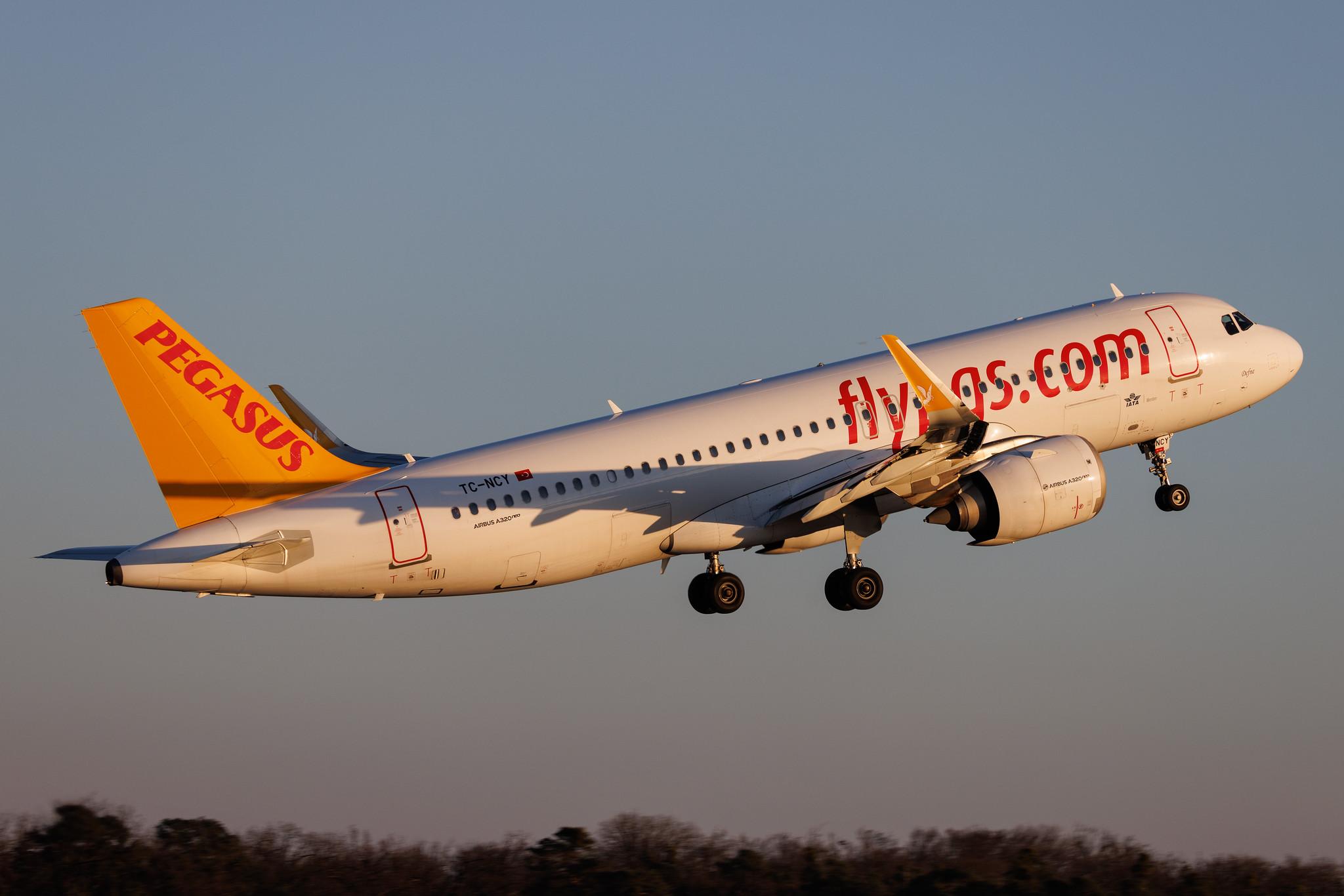 Frankfurt Airport: Pegasus (PC / PGT) | Operator: Pegasus Airlines | Airbus A320-251N A20N | TC-NCY | MSN 10465