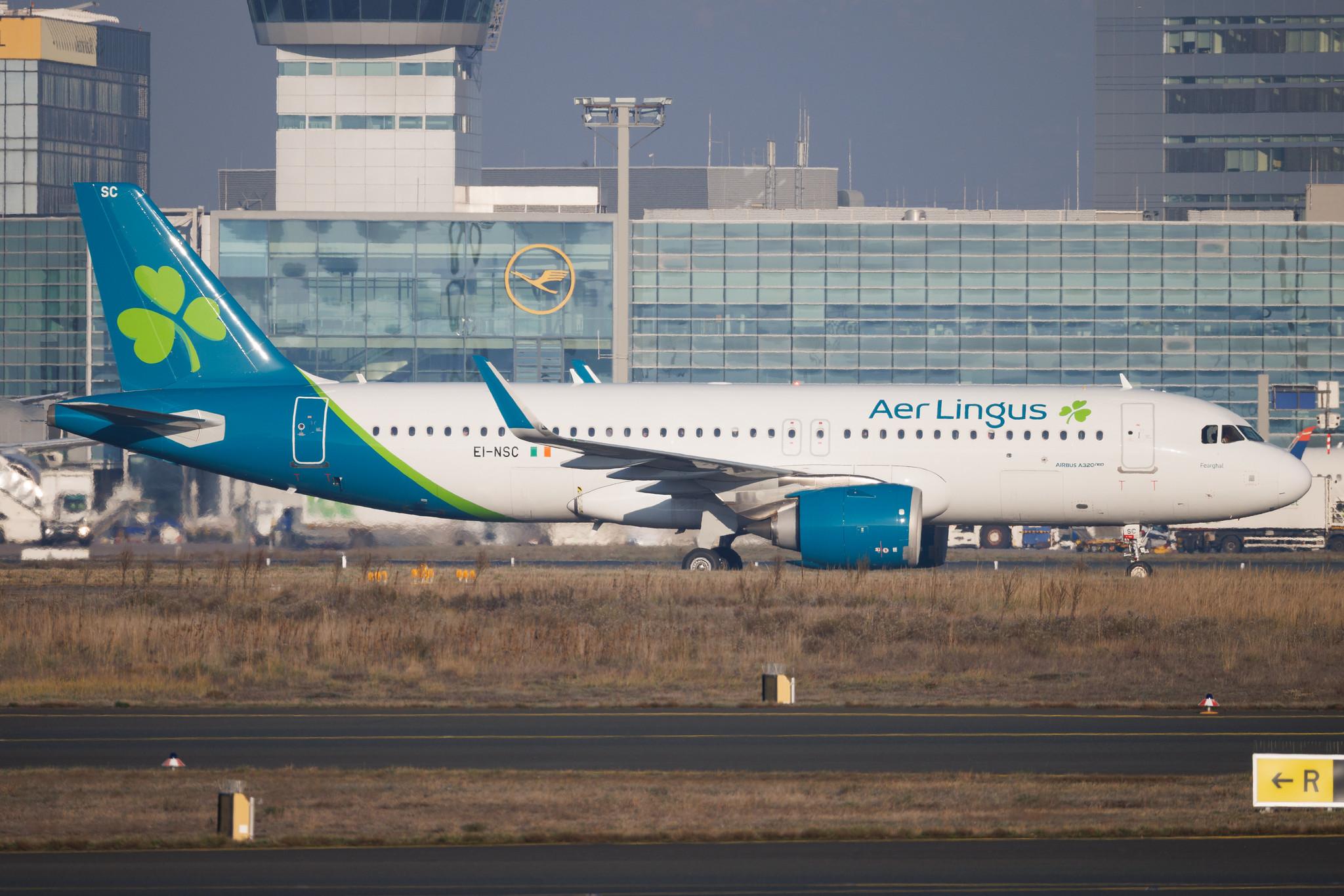 Frankfurt Airport: Aer Lingus (EI / EIN) | Airbus A320-251N A20N | EI-NSC | MSN 11579