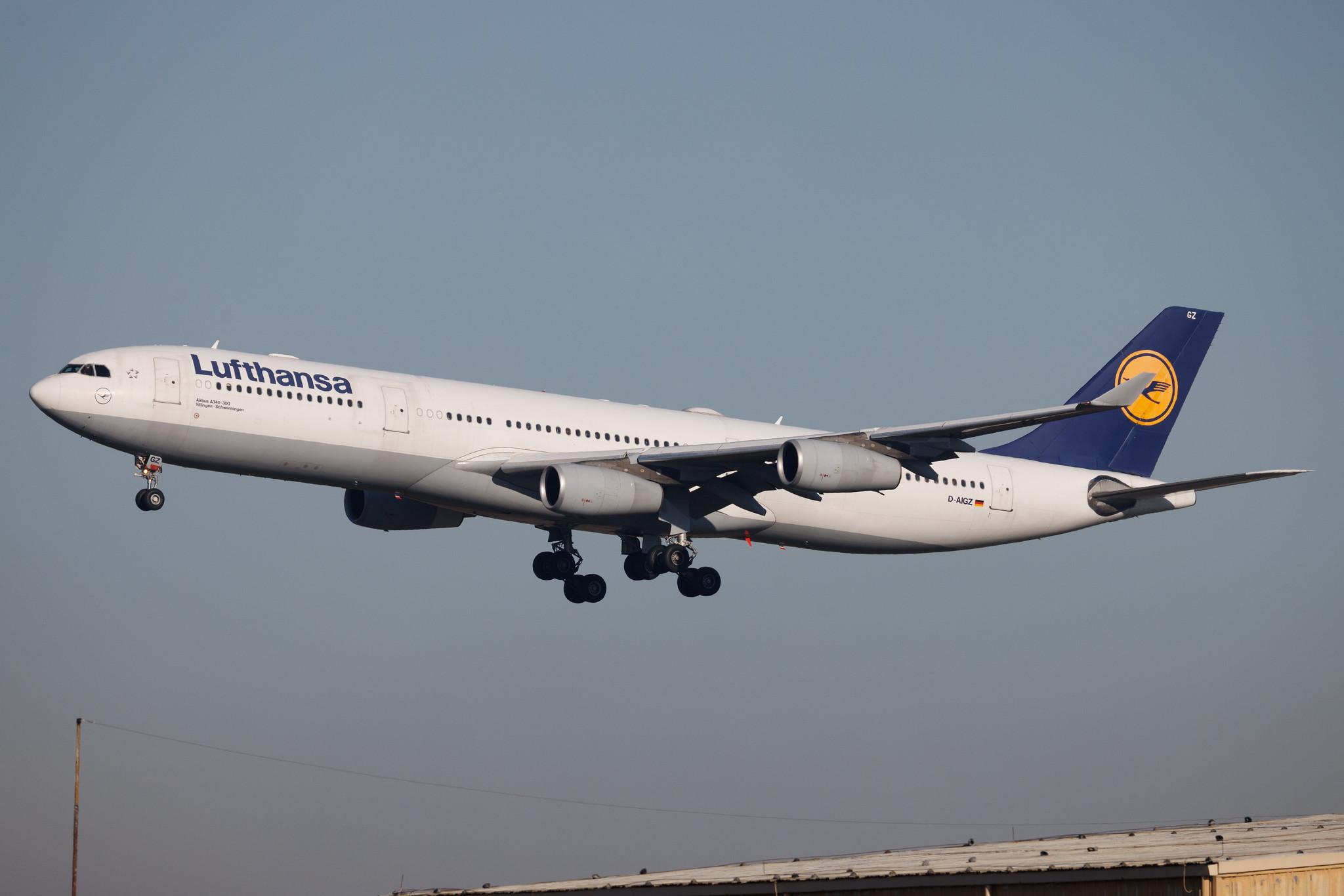 Frankfurt Airport: Lufthansa (LH / DLH) | Airbus A340-313 A343 | D-AIGZ | MSN 0347