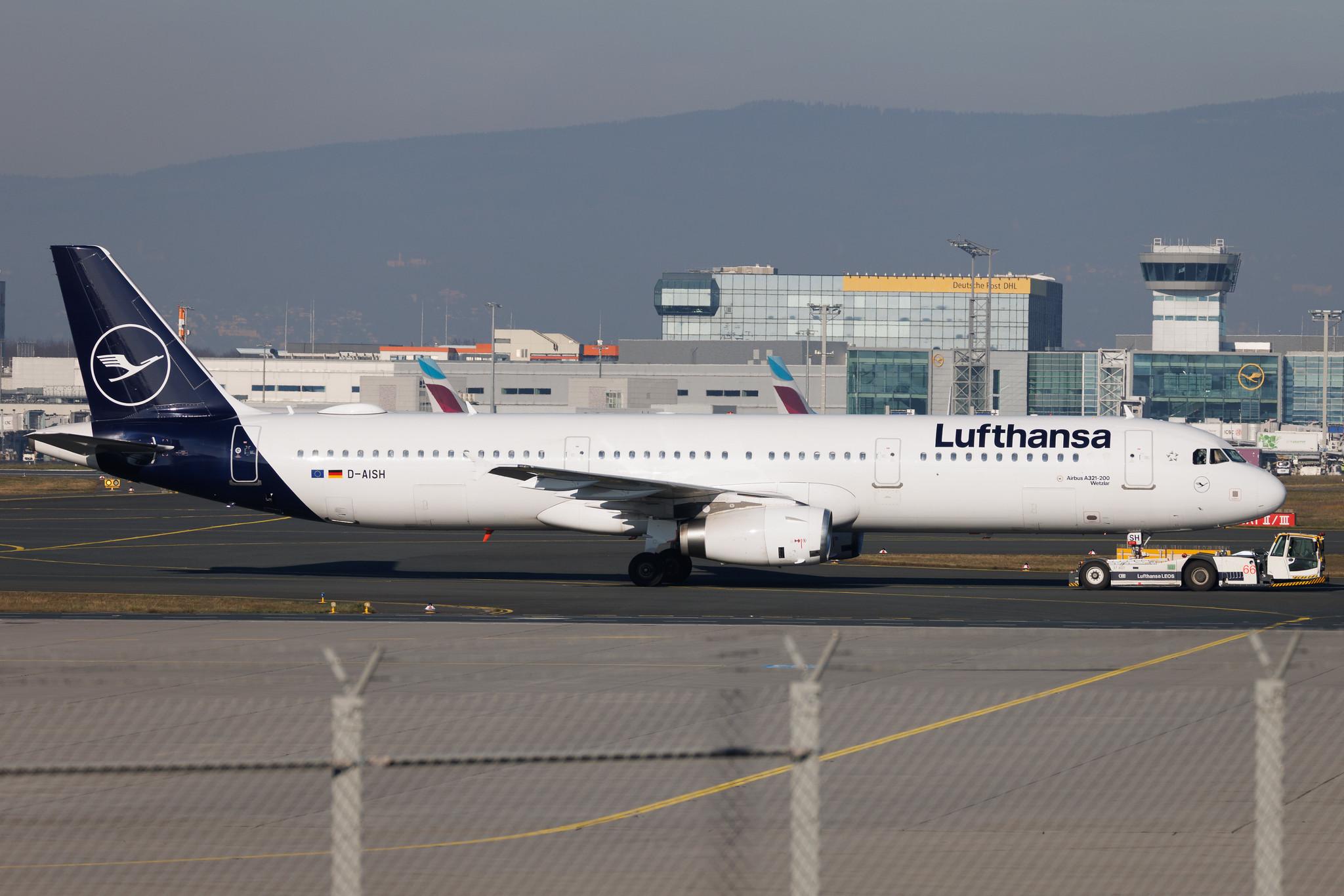 Frankfurt Airport: Lufthansa (LH / DLH) | Airbus A321-231 A321 | D-AISH | MSN 3265