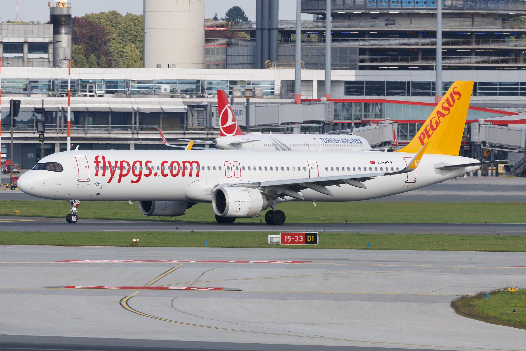 Hamburg Airport: Pegasus (PC / PGT) | Airbus A321-251NX A21N | TC-RFA | MSN 11829