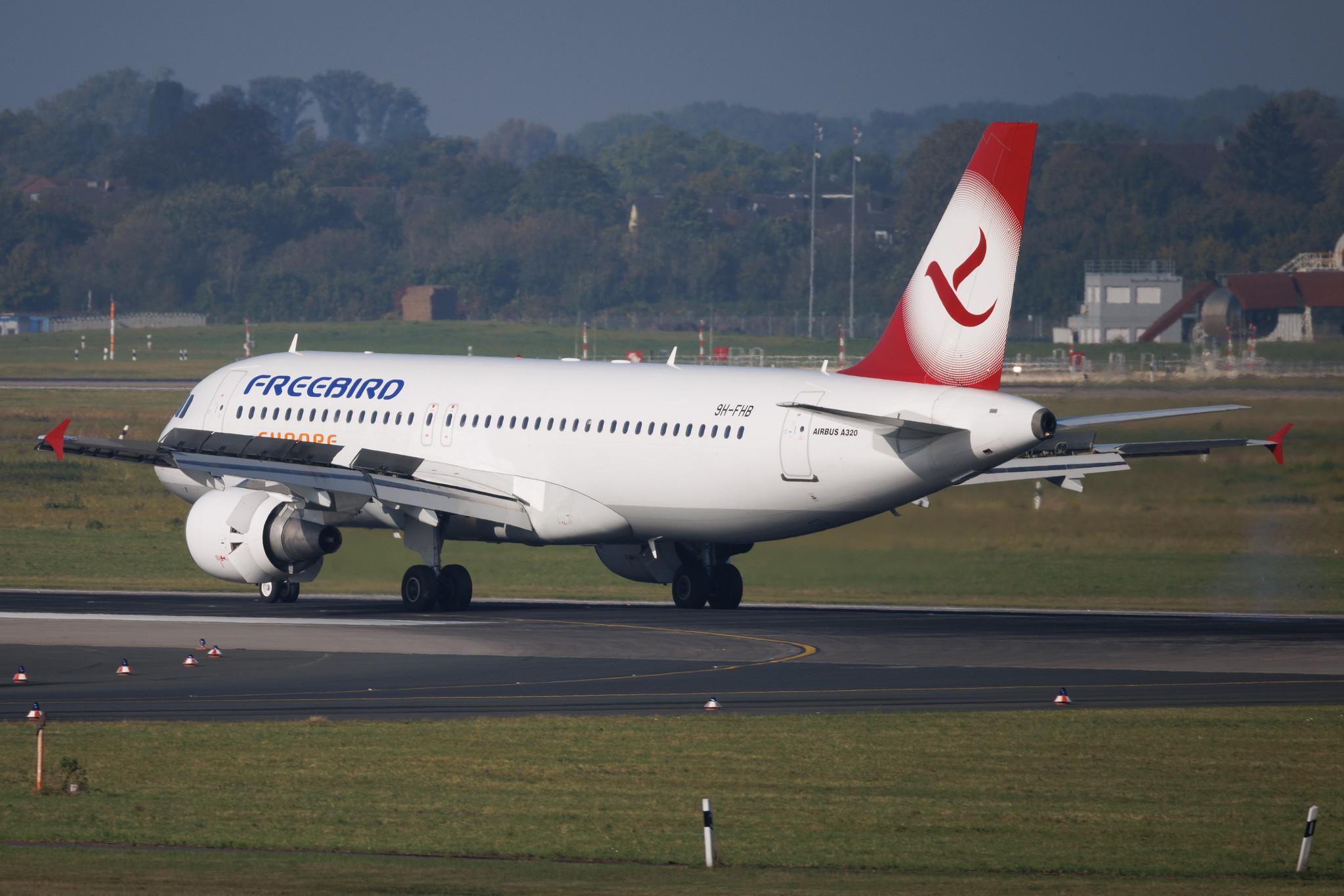 Düsseldorf Airport: Freebird Airlines (FH / FHY)| Airbus A320-214 A320 | 9H-FHB | MSN 3025