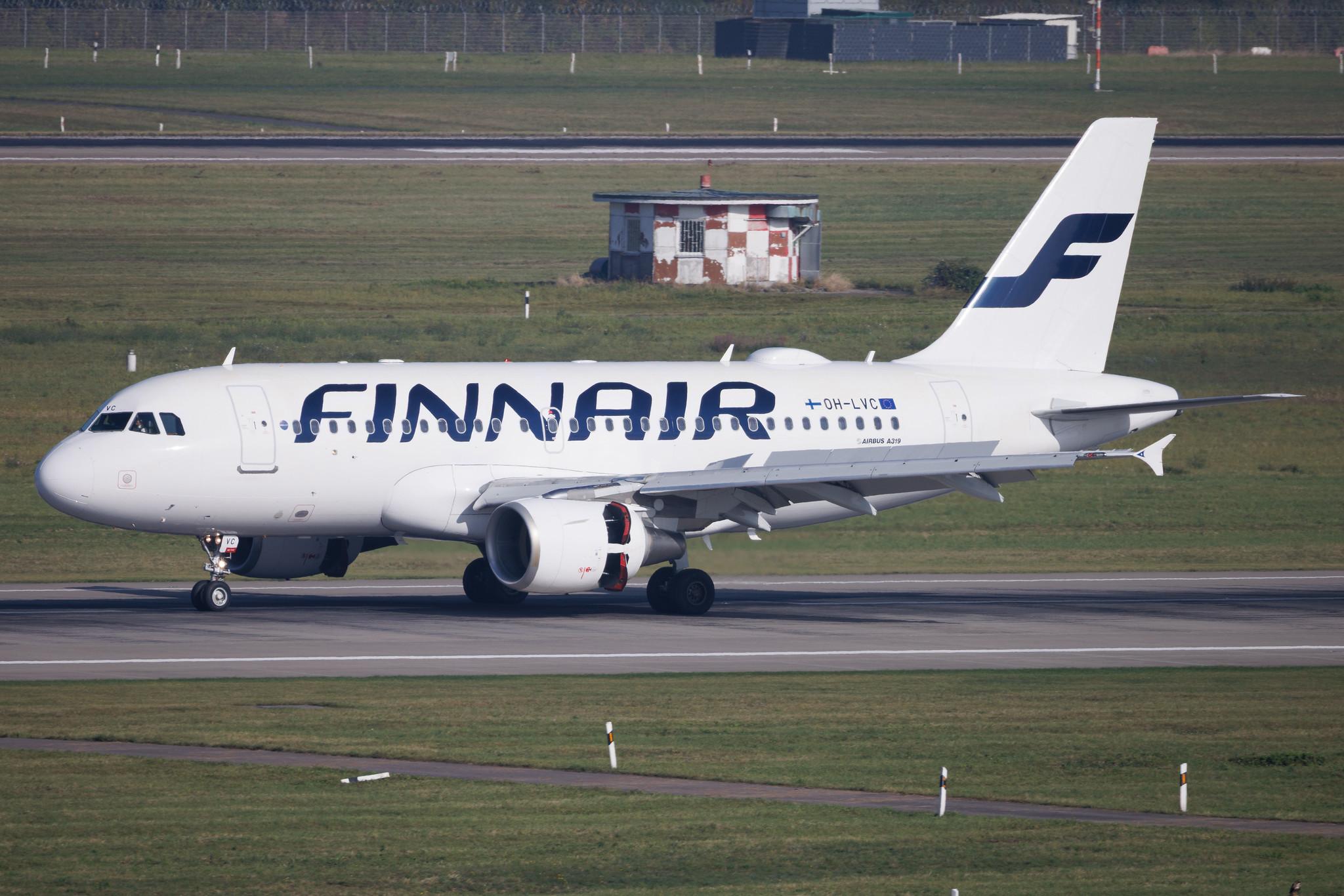 Düsseldorf Airport: Finnair (AY / FIN) | Airbus A319-112 A319 | OH-LVC | MSN 1309